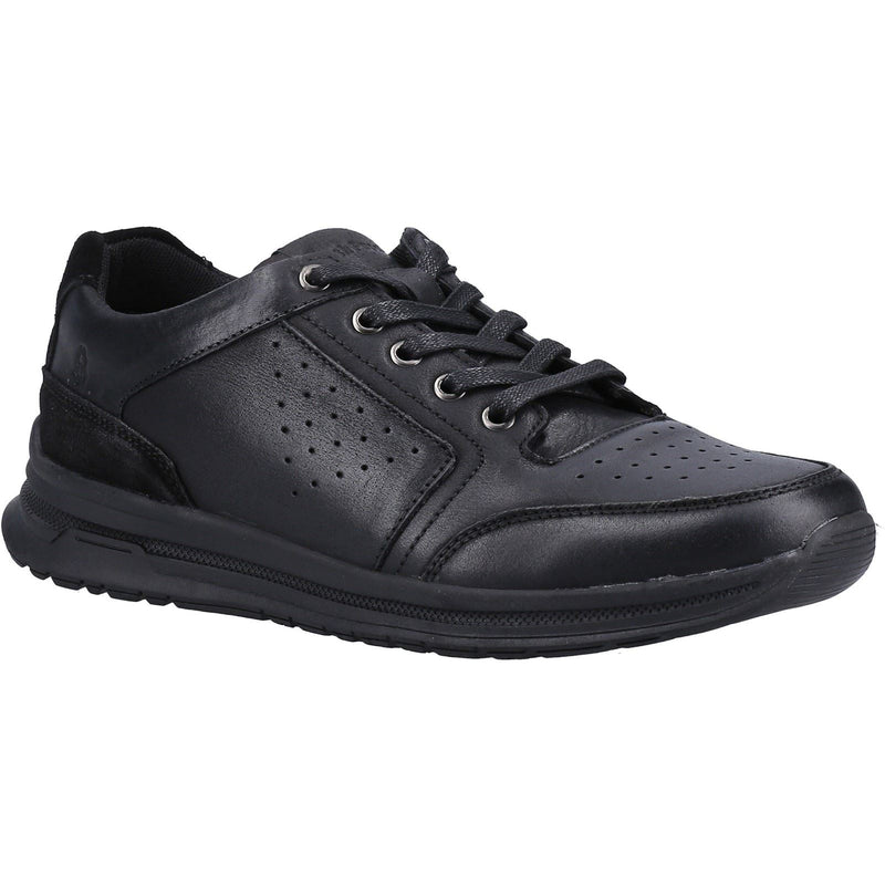 Hush Puppies Joseph Chaussures Hommes En Cuir Noir À Lacets