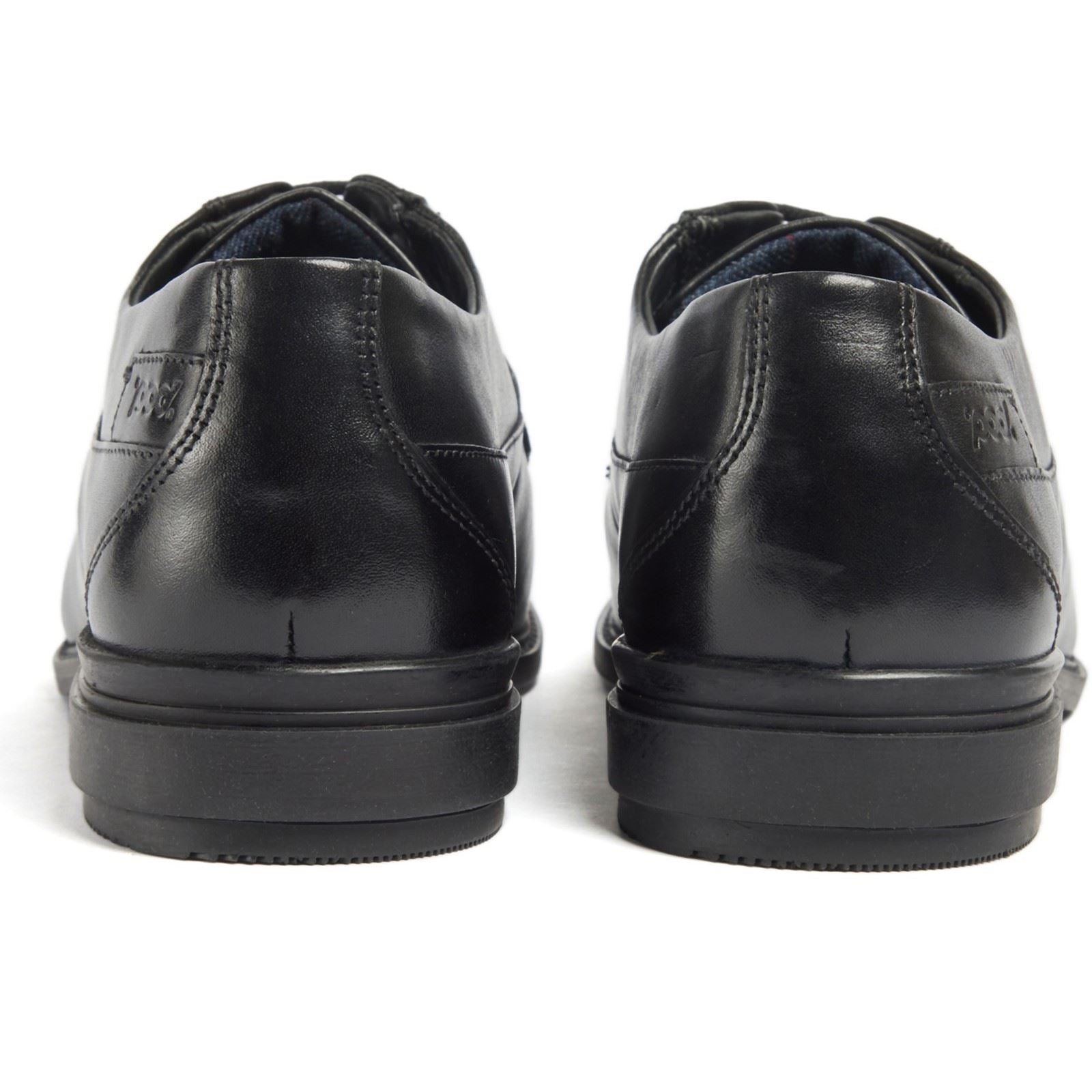 Pod Smyth Chaussures En Cuir Noir À Lacets Pour Hommes