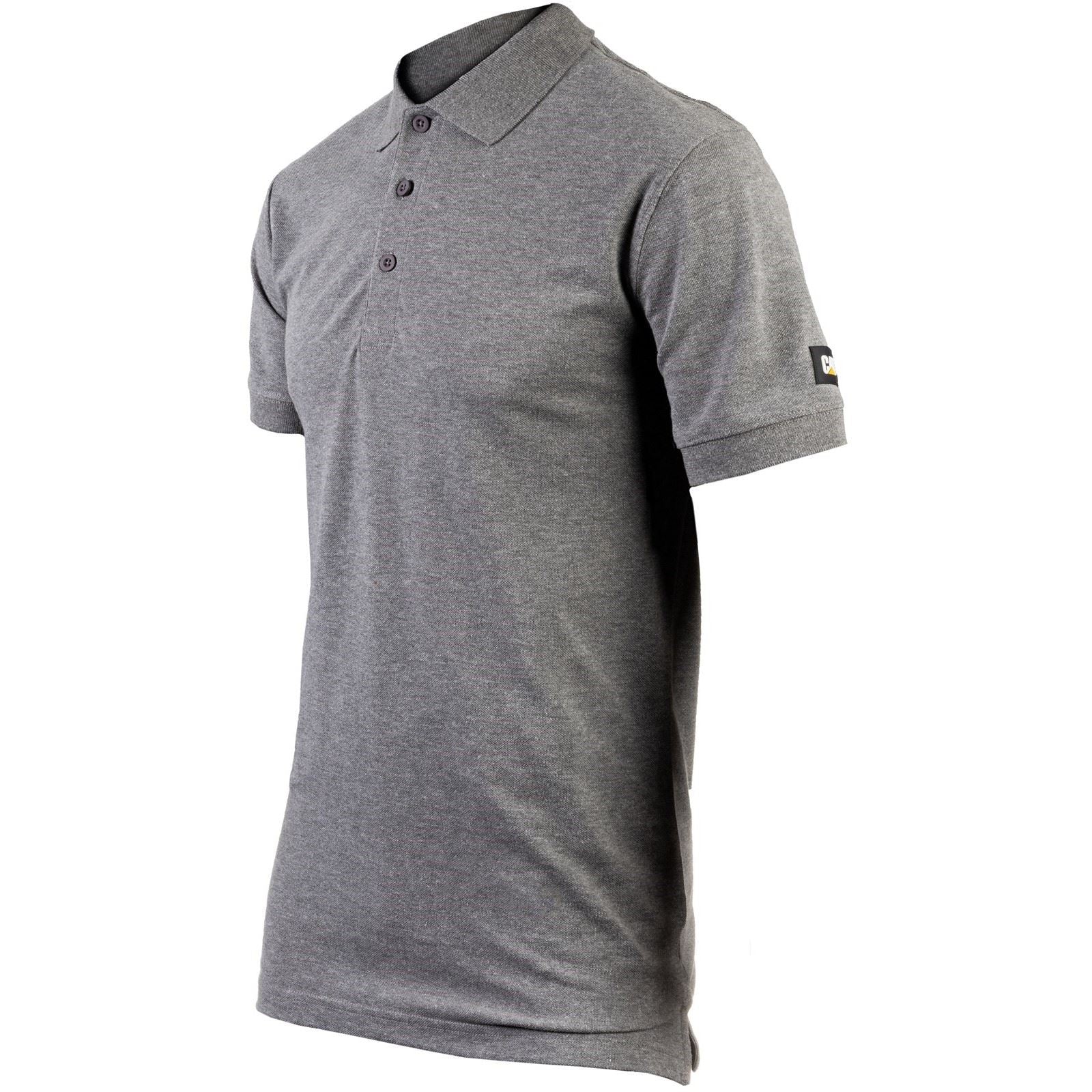 Caterpillar Essentials Polo En Coton Pour Hommes Gris
