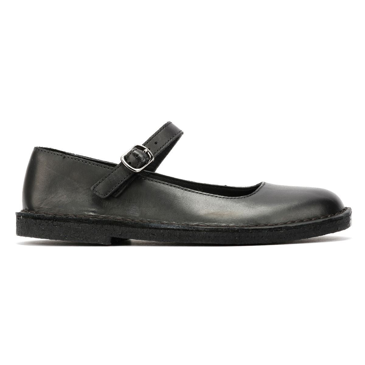 Clarks Originals Desert Jane Chaussures Noires Pour Femmes En Cuir
