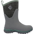 Muck Boots Arctic Sport II Bottes En Caoutchouc Grises À Carreaux