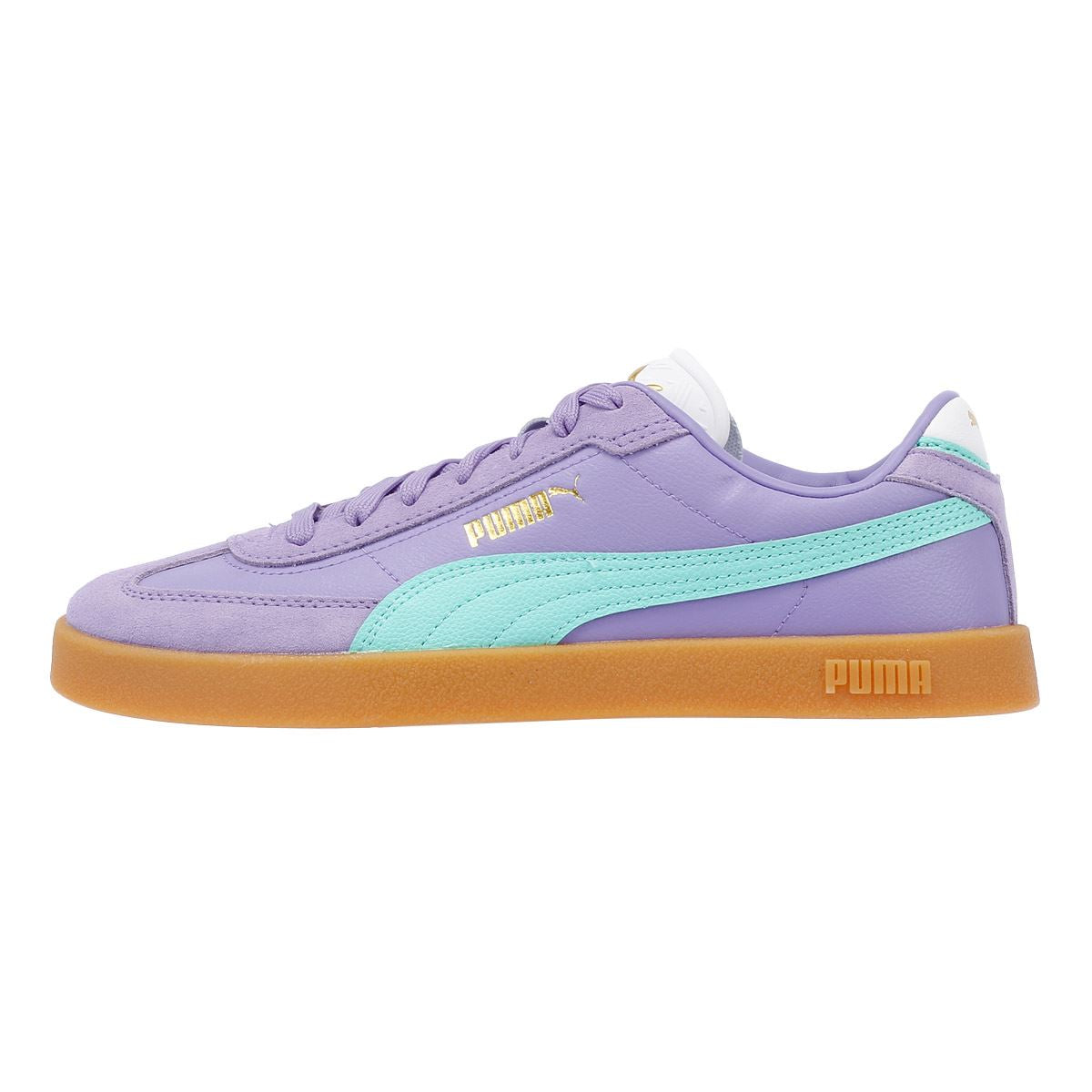 Puma Club II Era Sneakers En Daim Violet/Bleu Pour Femmes