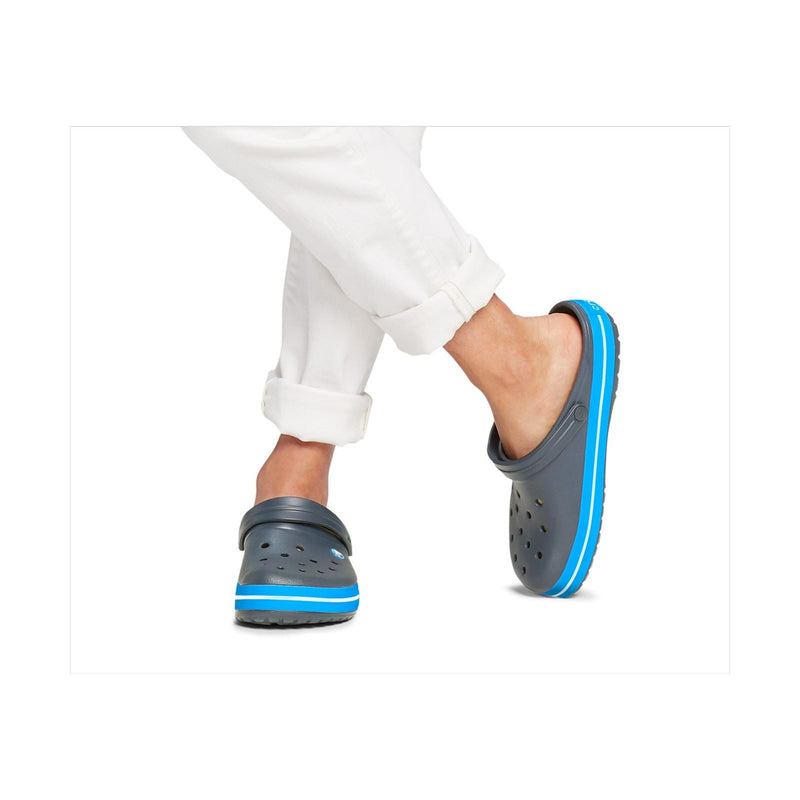 Crocs Crocband Sabots Pour Hommes En Caoutchouc Croslite Couleur Charbon/Océan
