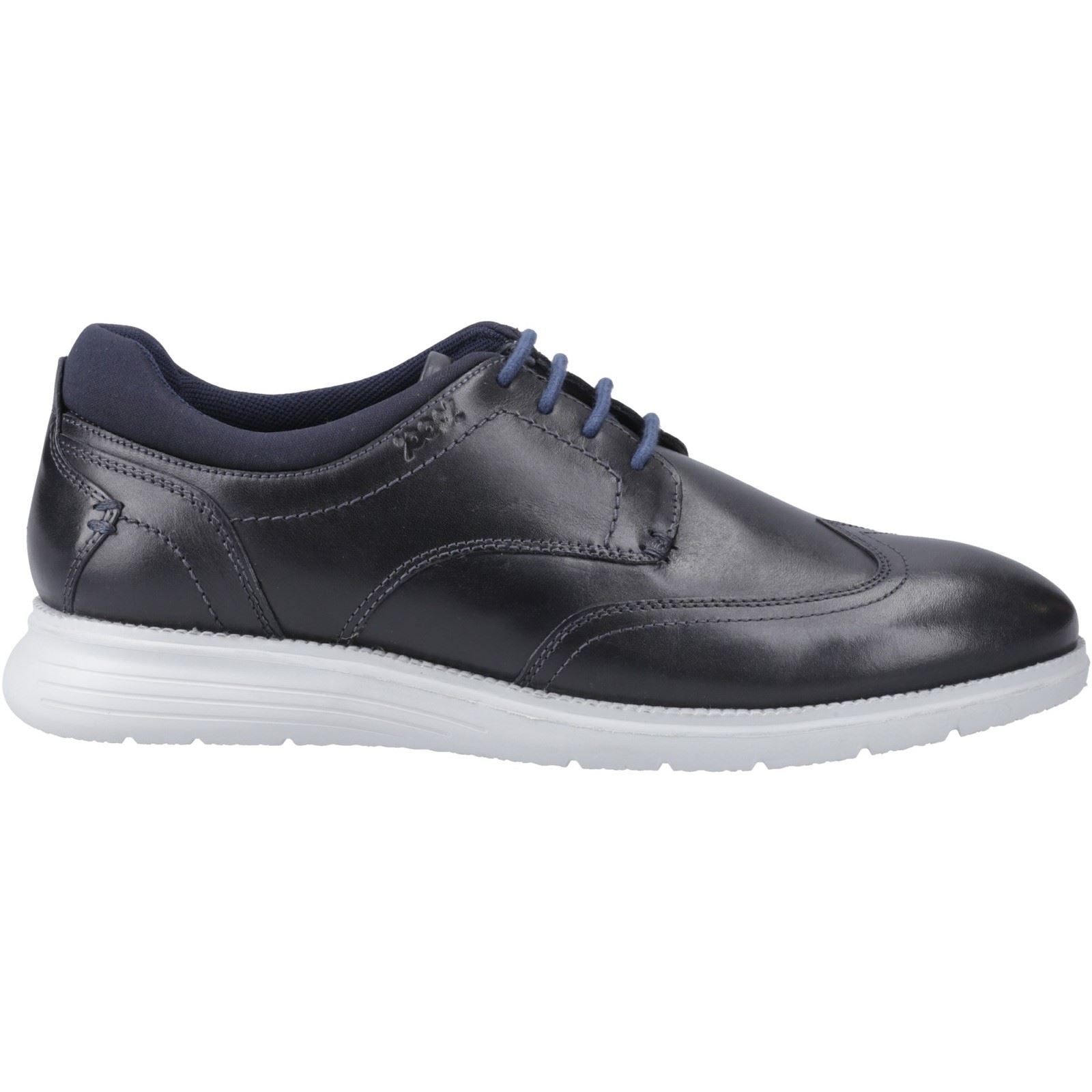 Pod Vantage Chaussures À Lacets En Cuir Pour Hommes, Bleu Marine