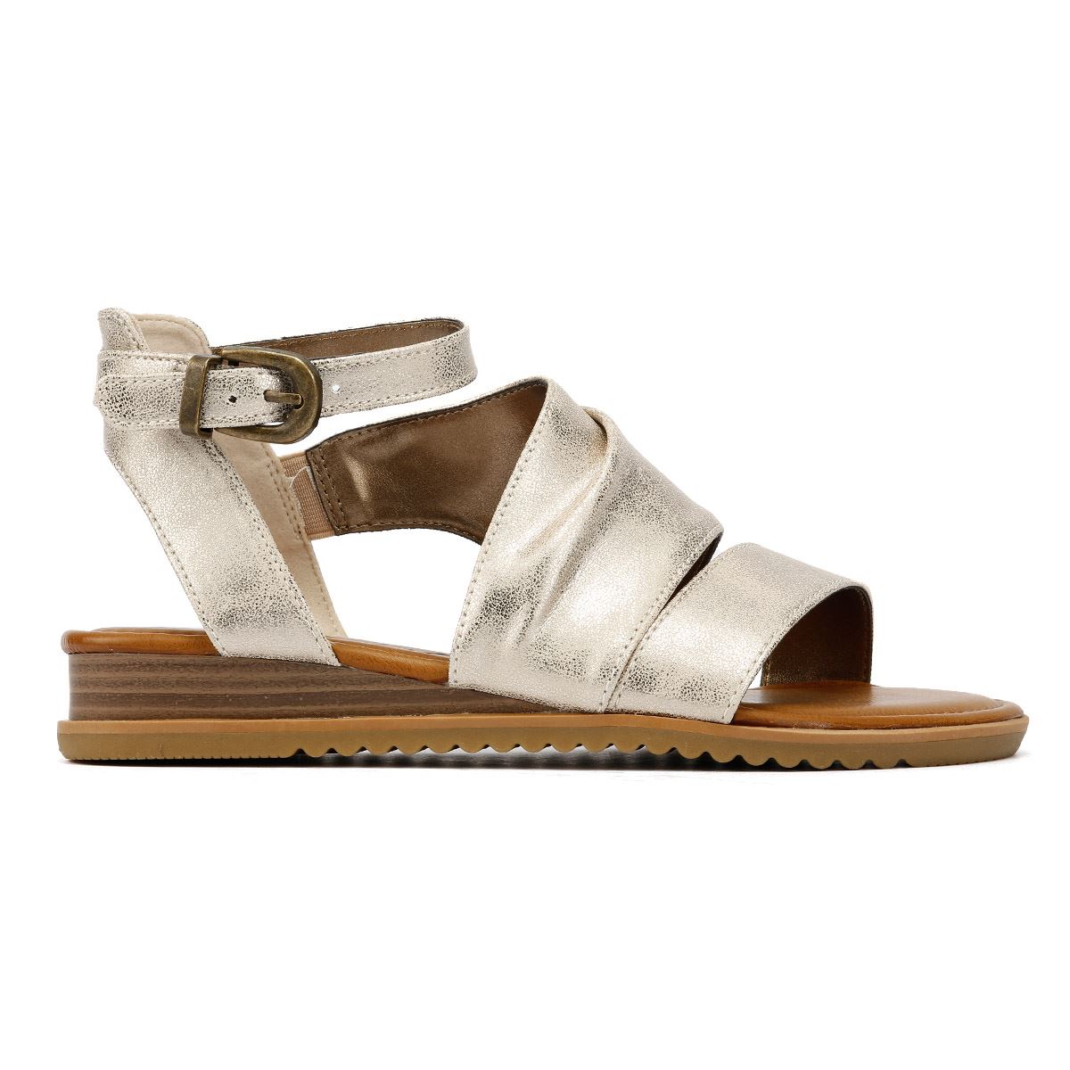 Blowfish Malibu Balana Sandales Dorées Pour Femmes