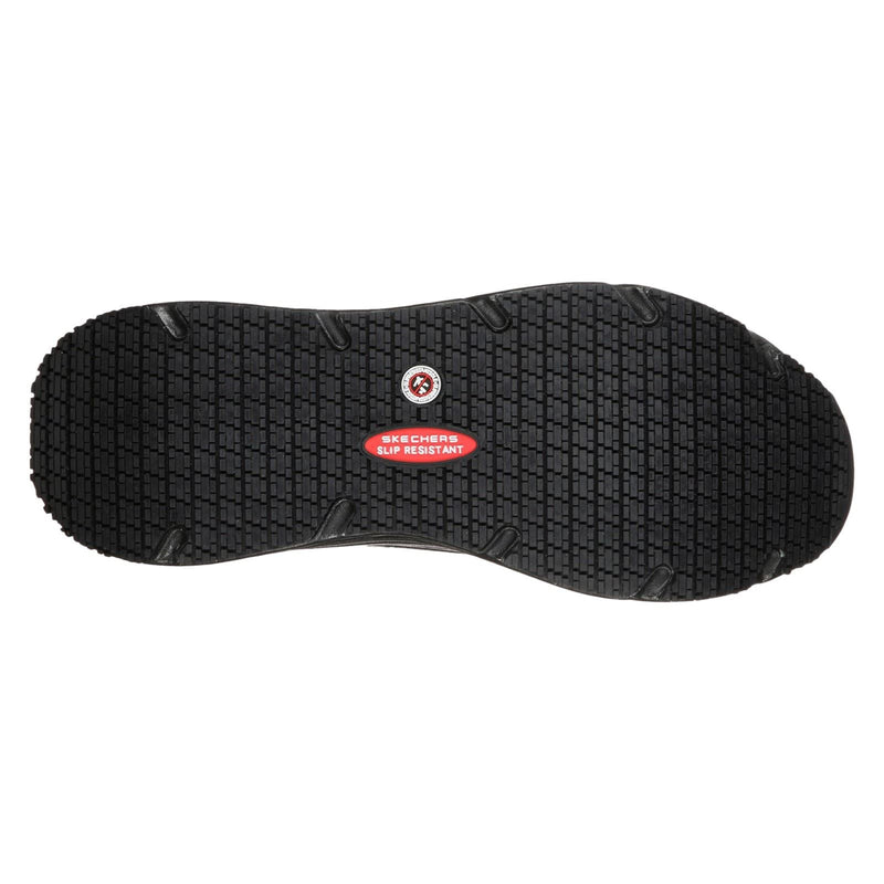 Skechers Workwear Skechers Work Relaxed Fit Baskets De Sécurité Noires Pour Hommes En Textile