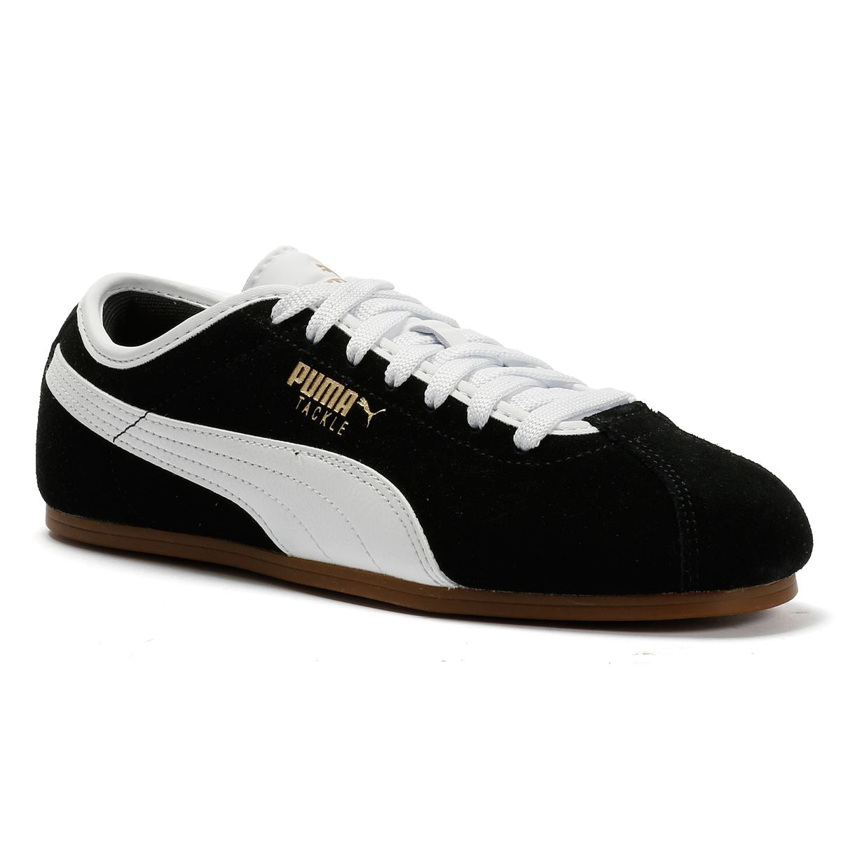 Puma Tackle Baskets Noires Suede Pour Femmes