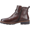 Hush Puppies Tove Bottes En Cuir Marron Pour Femmes