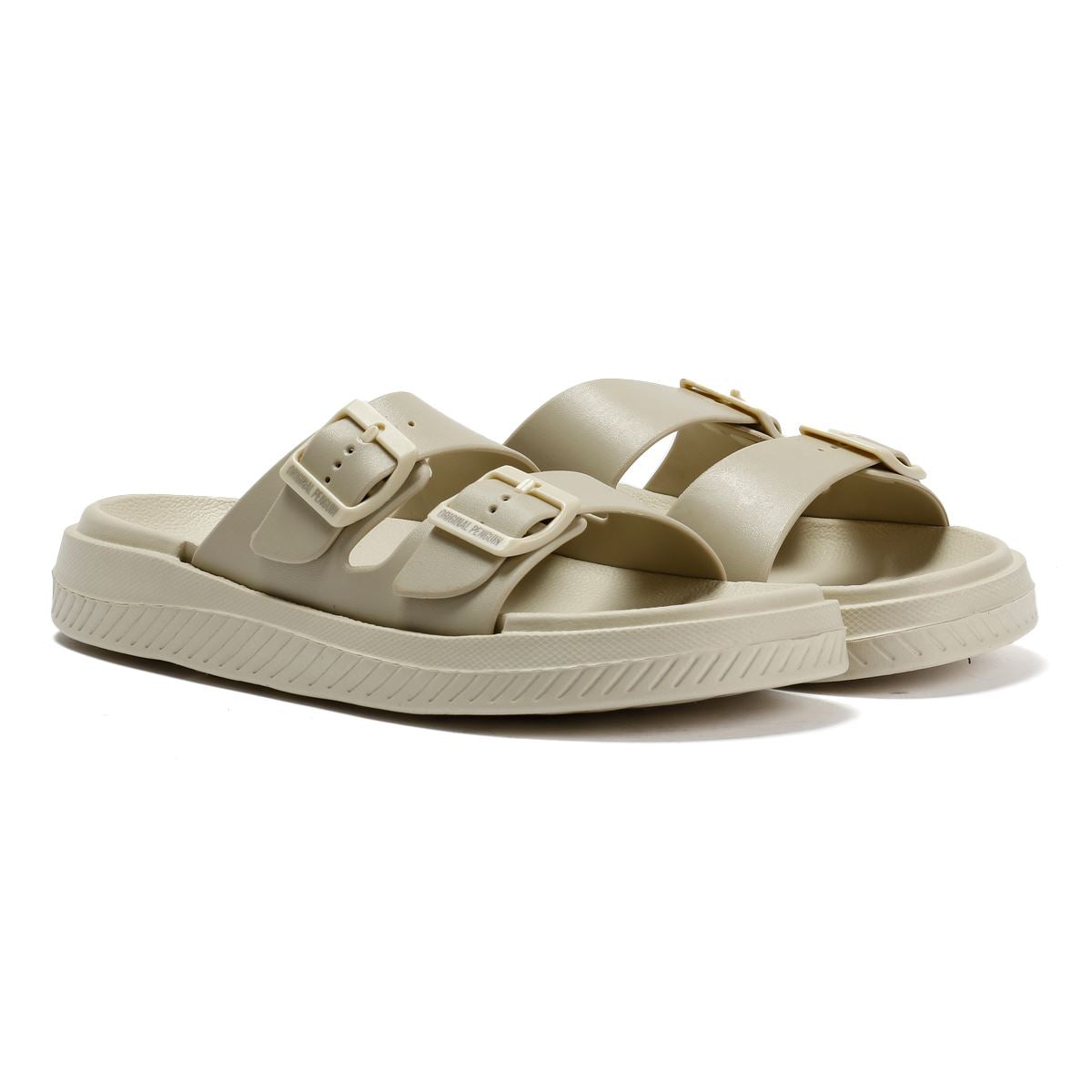 Penguin Playa Sandales Beiges Pour Hommes