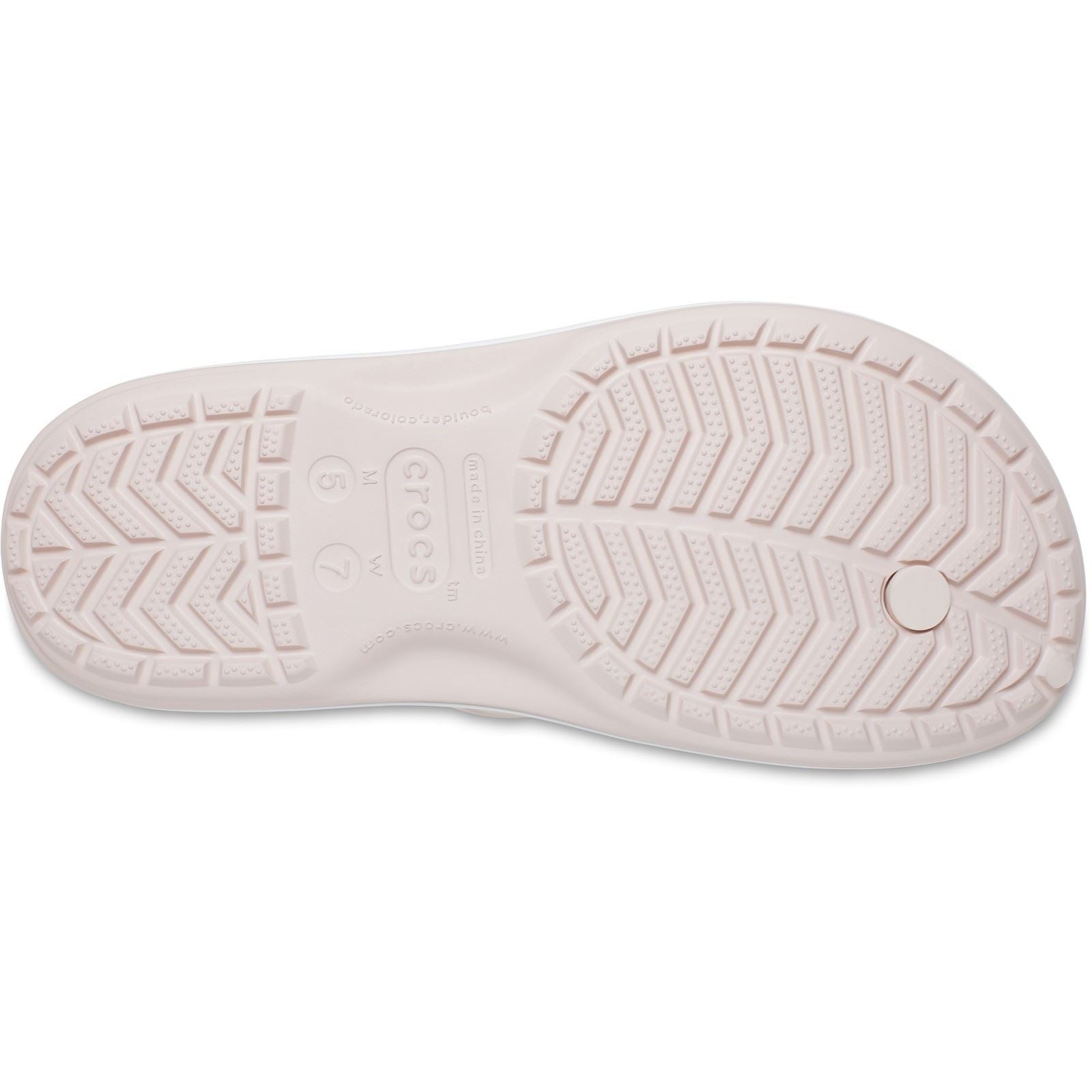 Crocs Crocband Flip Tongs En Quartz Thermoplastiques Pour Femmes