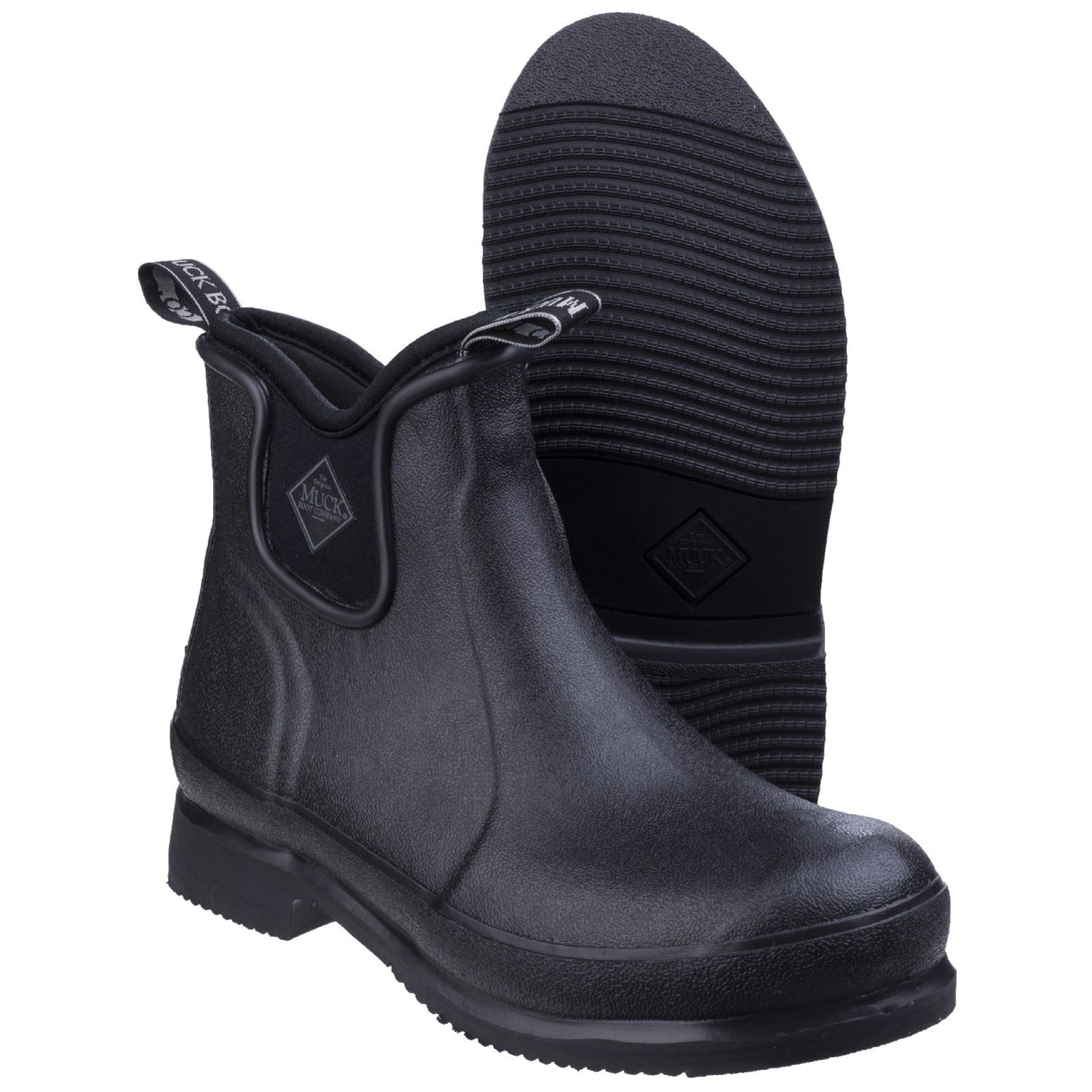 Muck Boots Wear Bottes En Caoutchouc Noires/noires