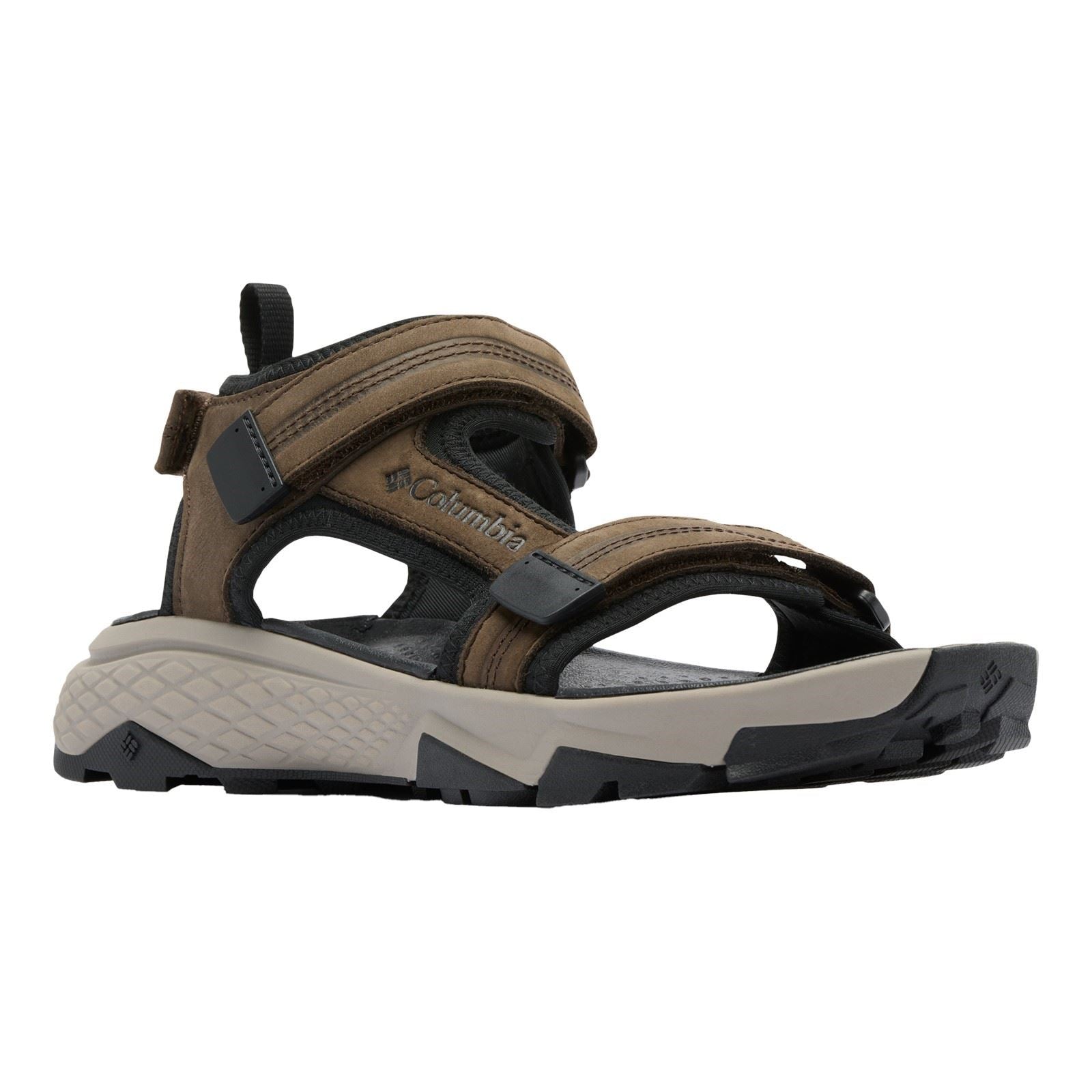 Columbia Peakfreak Rush Sandales En Cuir Pour Hommes En Cordovan/Picots