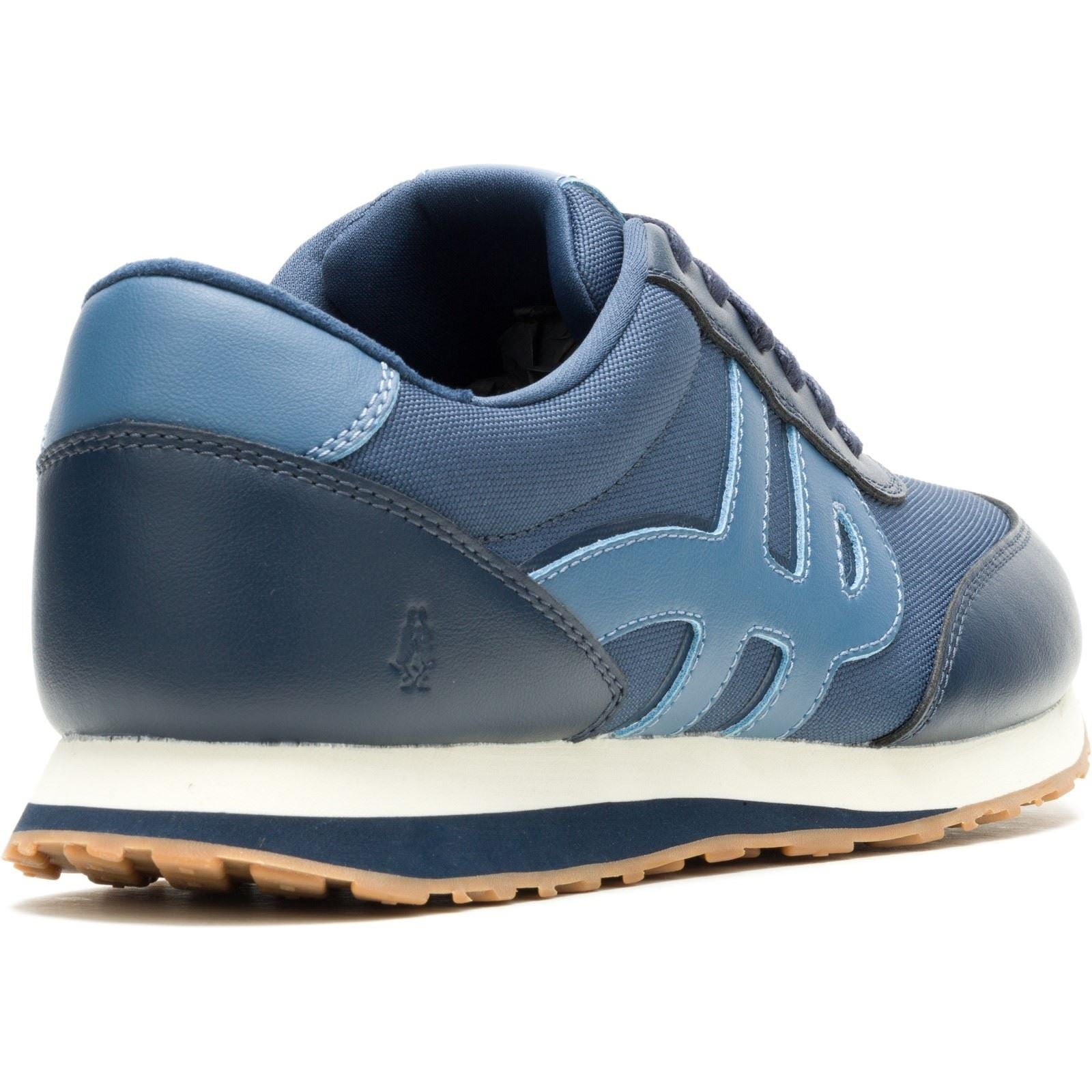 Hush Puppies Seventy8 Chaussures De Sport Bleues Pour Hommes En Cuir