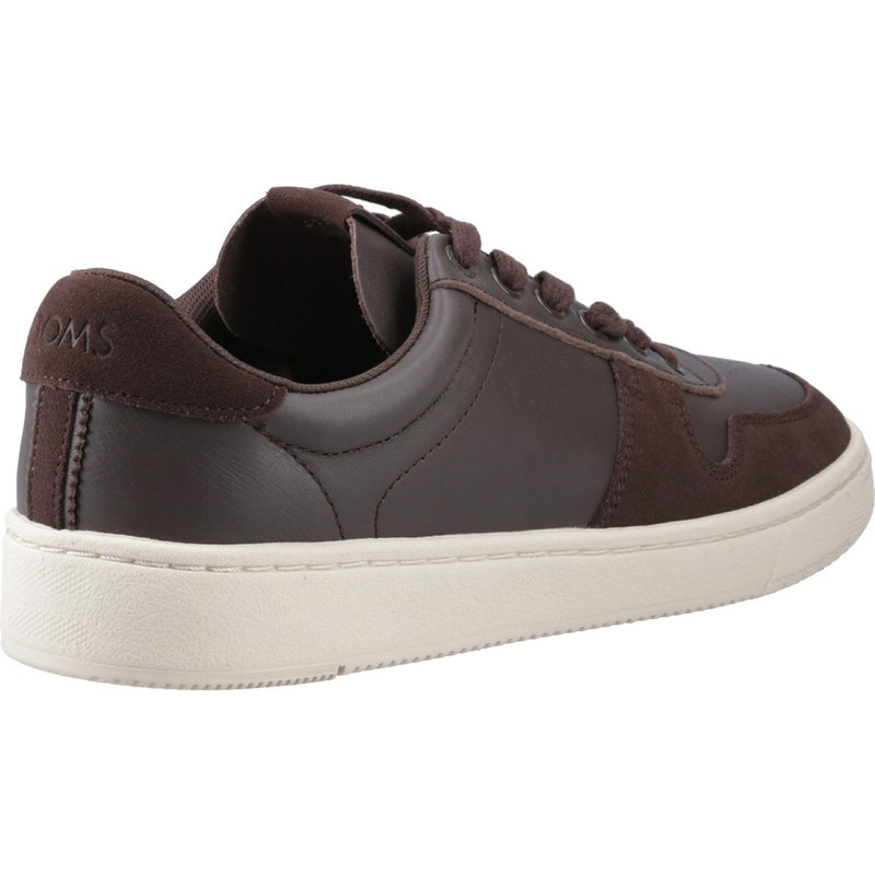 TOMS TRVL Lite Court Baskets En Cuir Marron Pour Hommes