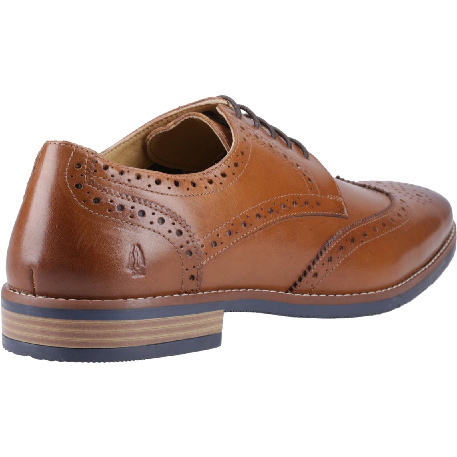 Hush Puppies Mack Chaussures Richelieu Homme En Cuir Marron Clair