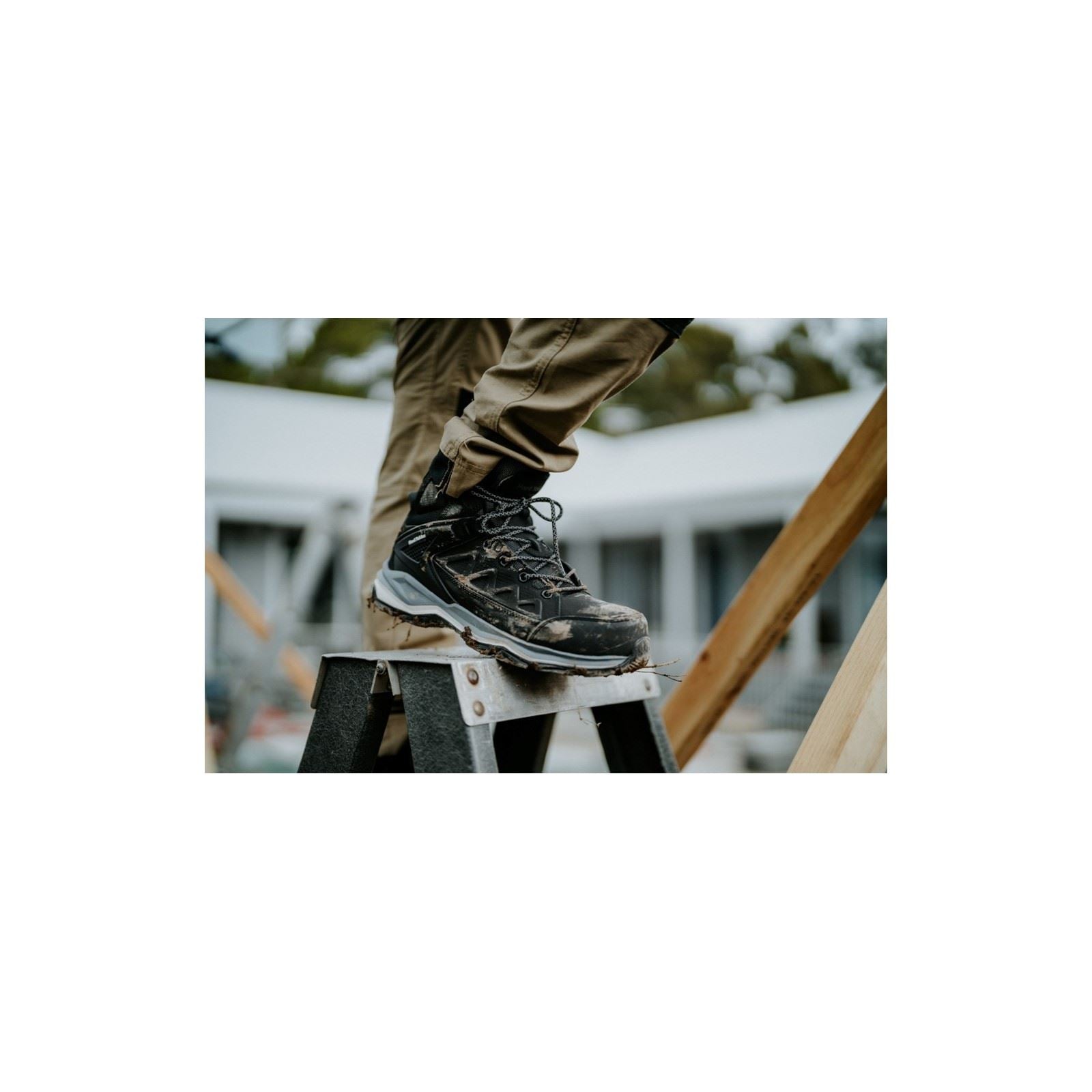 Hard Yakka Bottes De Sécurité Noires Atomic Leather