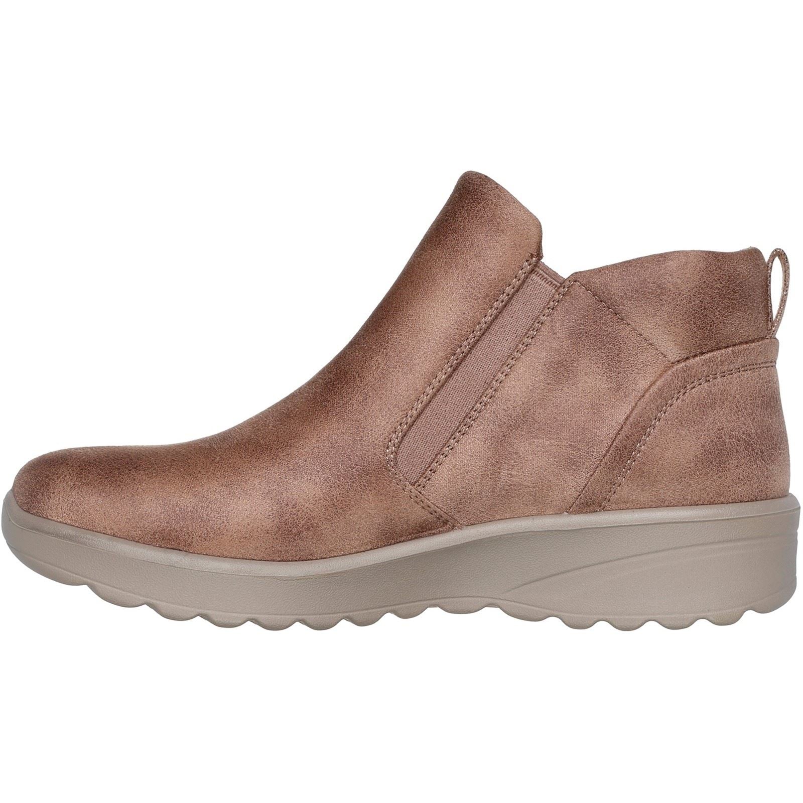 Skechers Lovely Vibe Fall In Bloom Chaussures De Cheville D'hiver Pour Femmes En Textile Champignon
