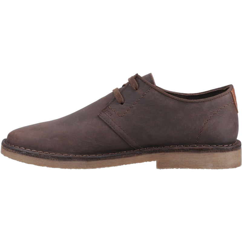 Hush Puppies Scout Chaussures À Lacets Marron En Cuir Pour Homme