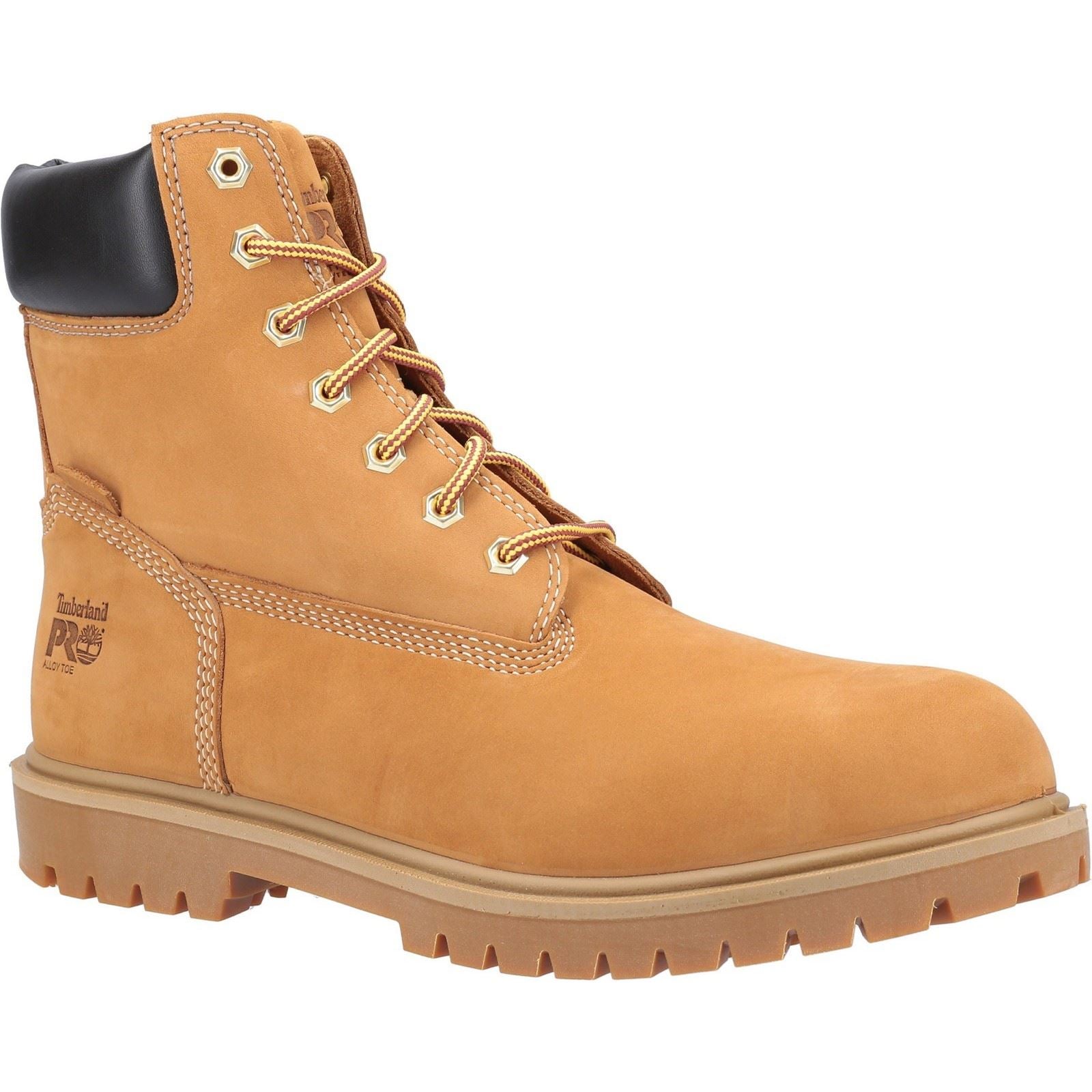 Timberland Pro Bottes De Sécurité En Cuir Emblématiques Couleur Blé