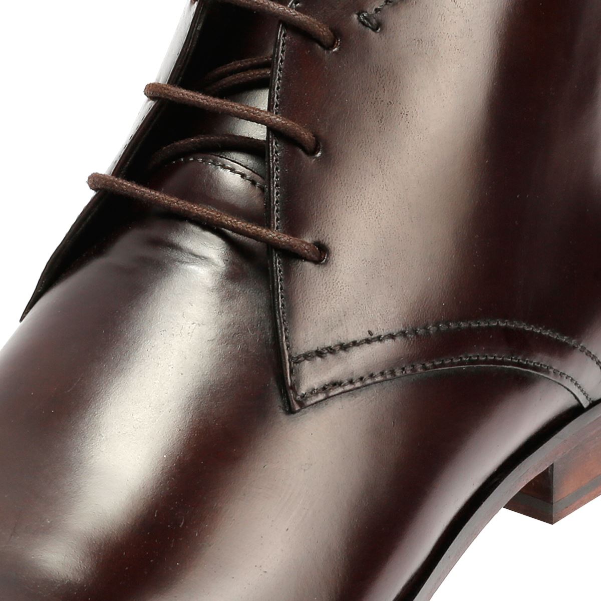 Ben Sherman London Bottes En Cuir Pour Hommes Marron