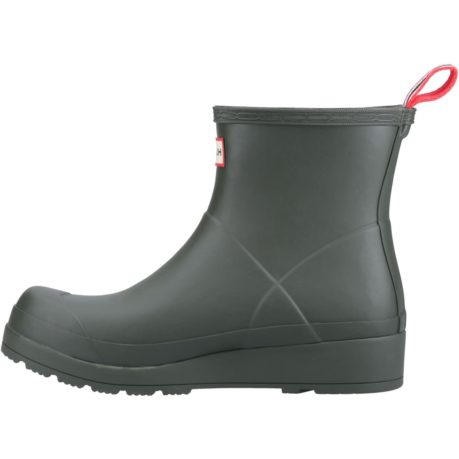 Hunter Play Short Bottes En Caoutchouc Pour Femme De Couleur Olive Foncé