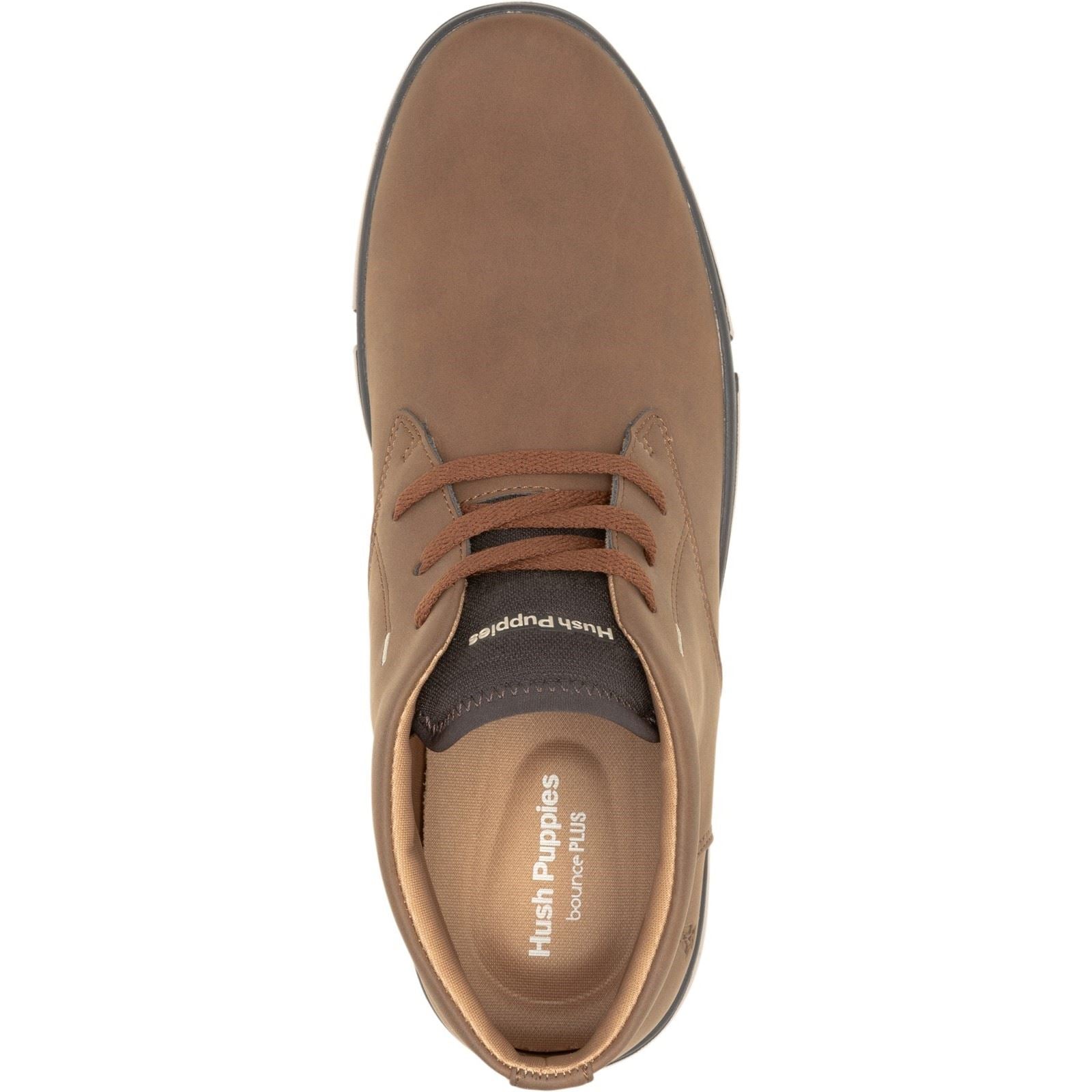 Hush Puppies Briggs Chukka Bottes En Cuir Pour Hommes Couleur Cognac