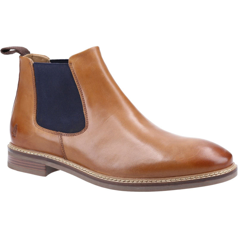 Hush Puppies Blake Bottes En Cuir Pour Homme Marron Clair