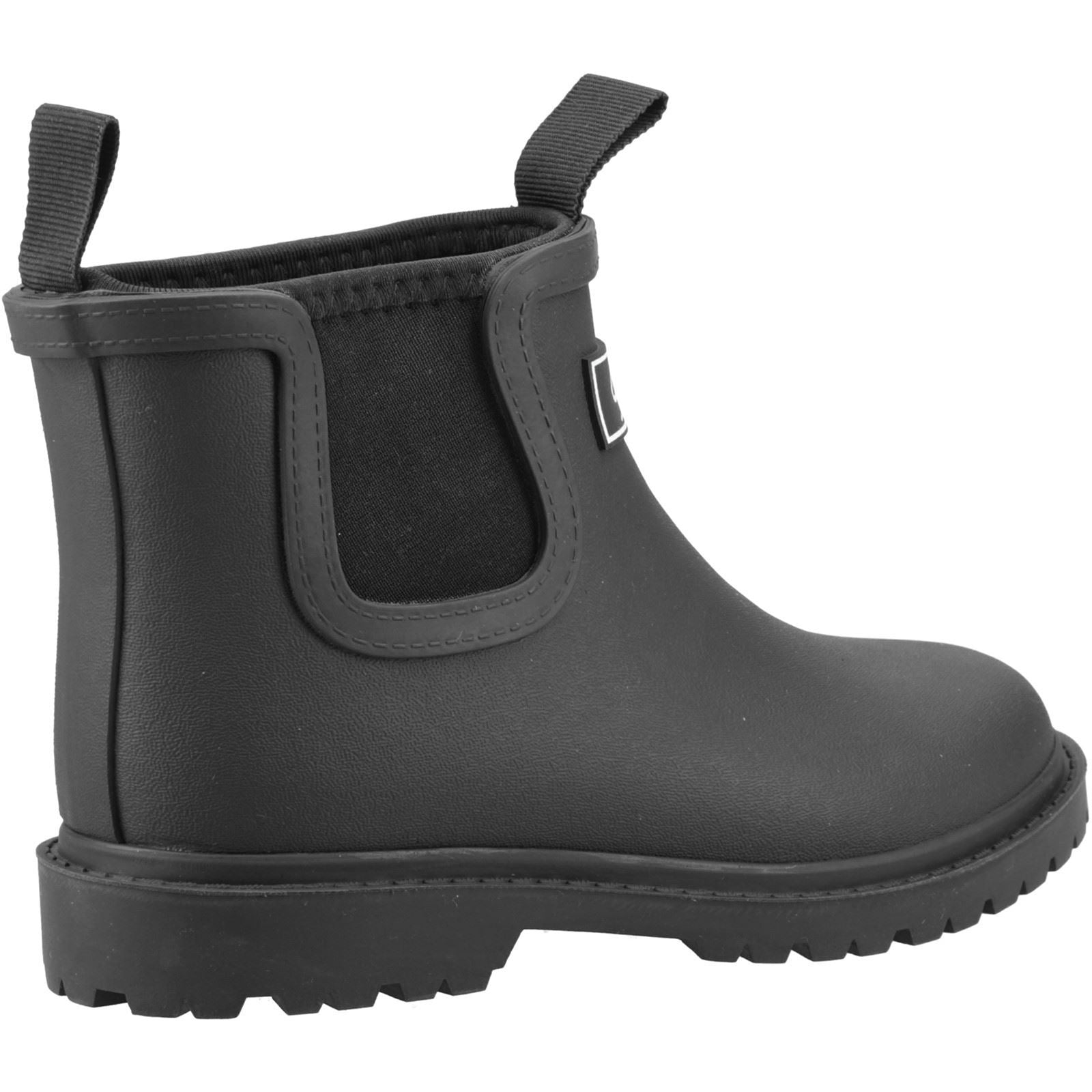 Cotswold Barton Tpr+neoprene Bottes En Caoutchouc Noir Pour Enfants Unisexes