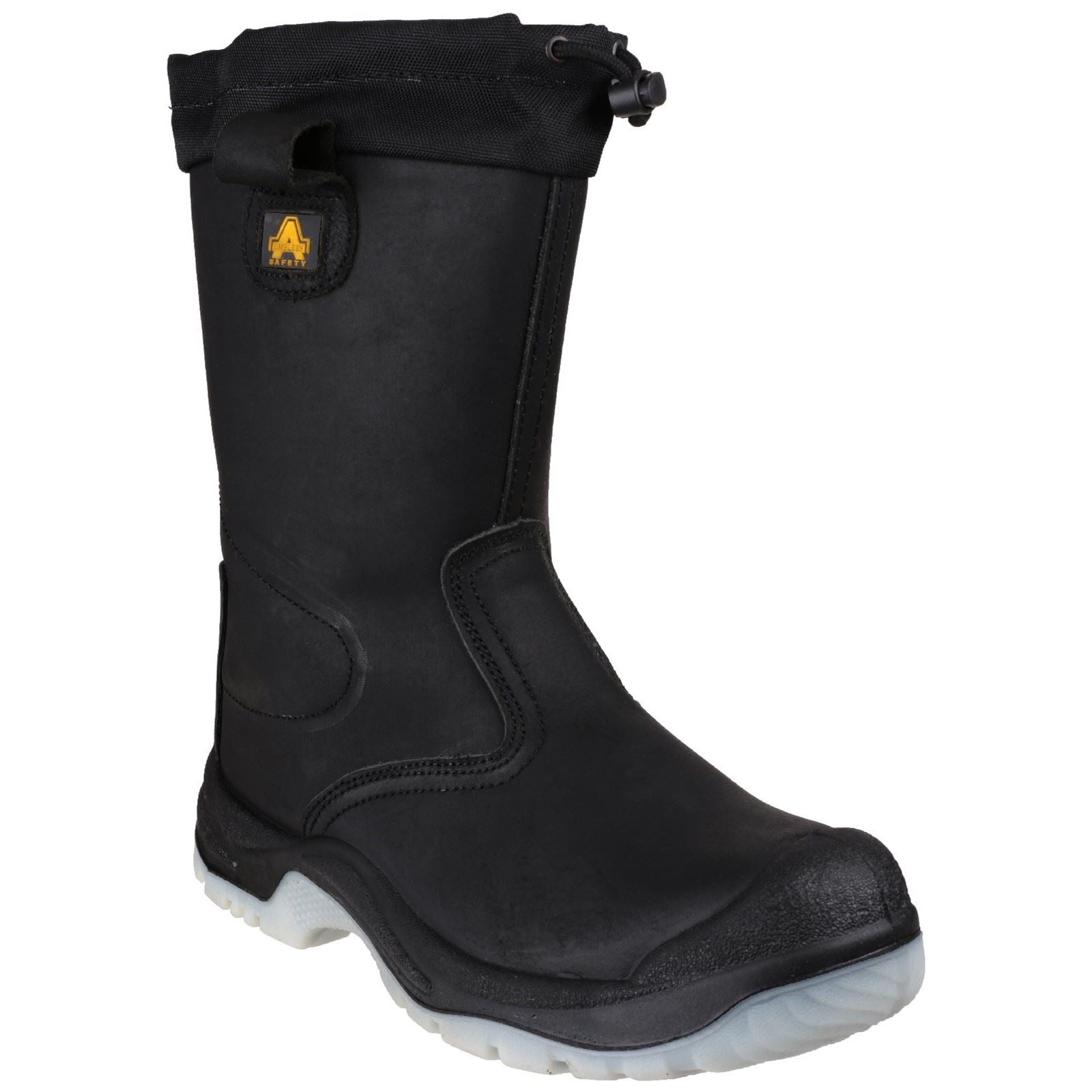 Amblers Safety Bottes De Sécurité Noires En Cuir Fs209