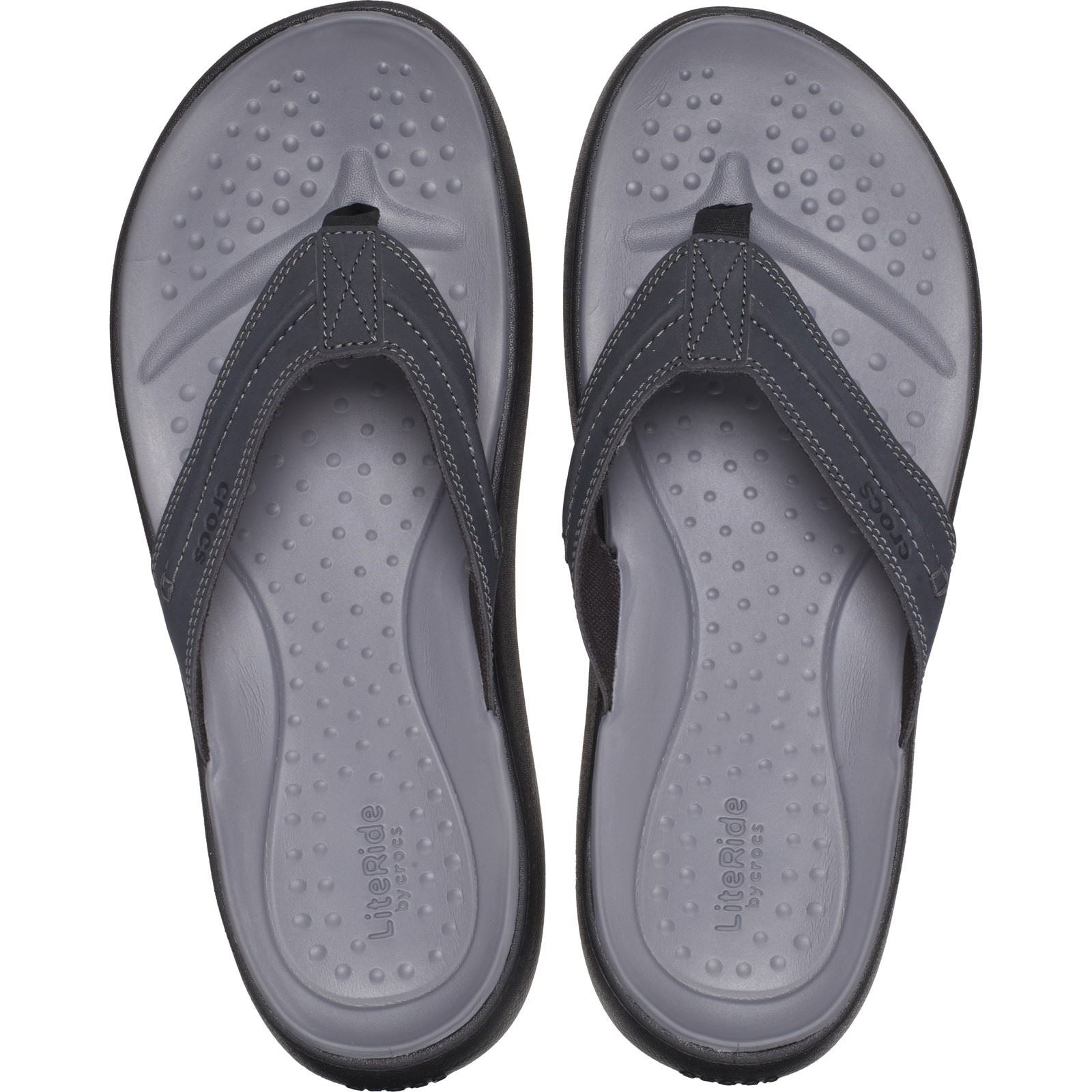 Crocs Yukon Vista II Tongs Noires Pour Homme En Polyuréthane