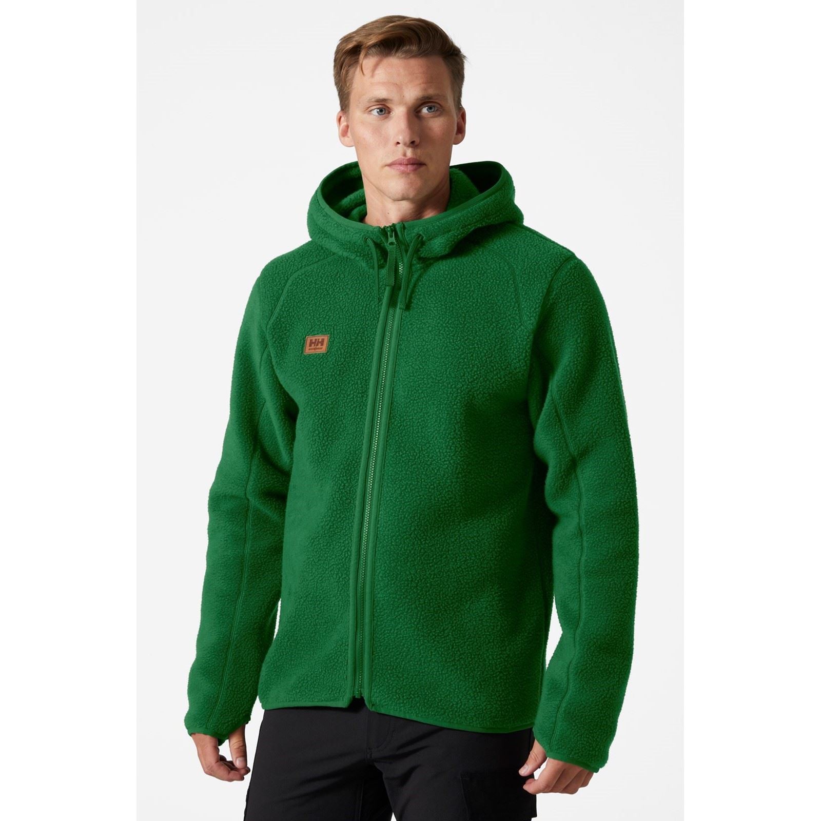 Helly Hansen Workwear Heritage Pile Hoodie Veste En Polaire Verte Pour Homme
