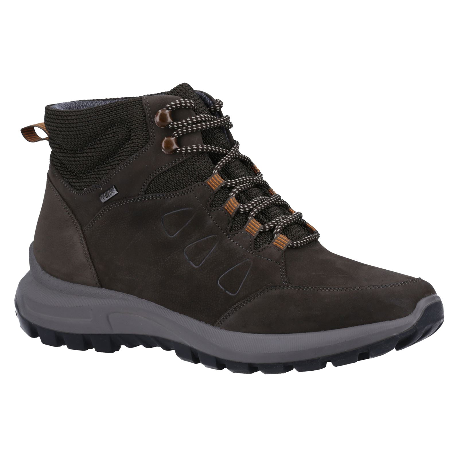 Cotswold Dixton Bottes En Cuir Pour Hommes De Couleur Marron Foncé