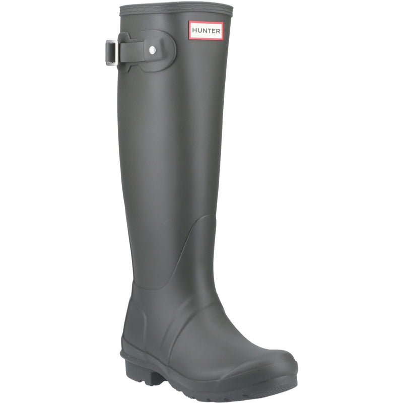 Hunter Original Tall Bottes En Caoutchouc Pour Femme De Couleur Olive Foncé