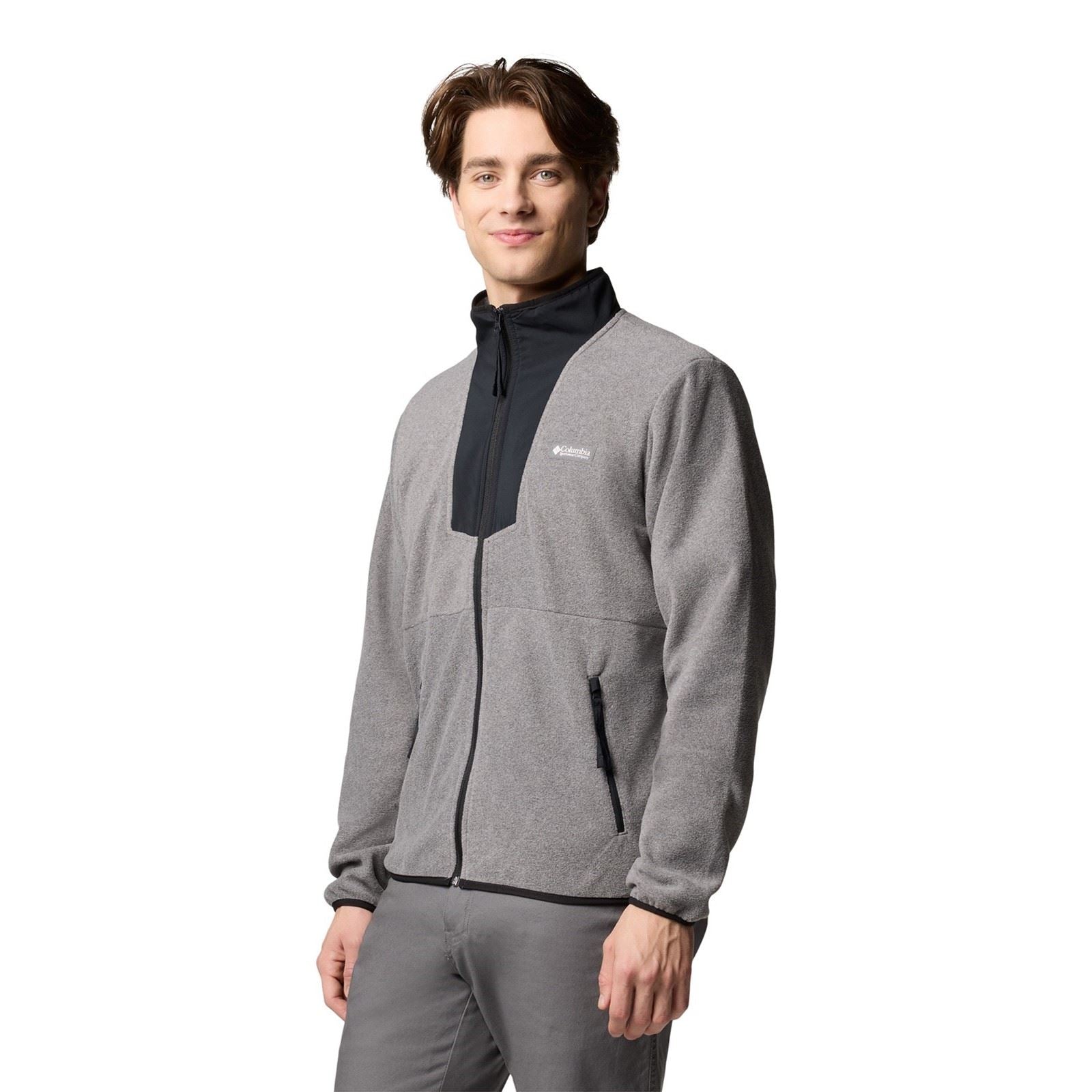 Columbia Sequoia Grove Full Zip Veste En Polaire Grise Pour Homme