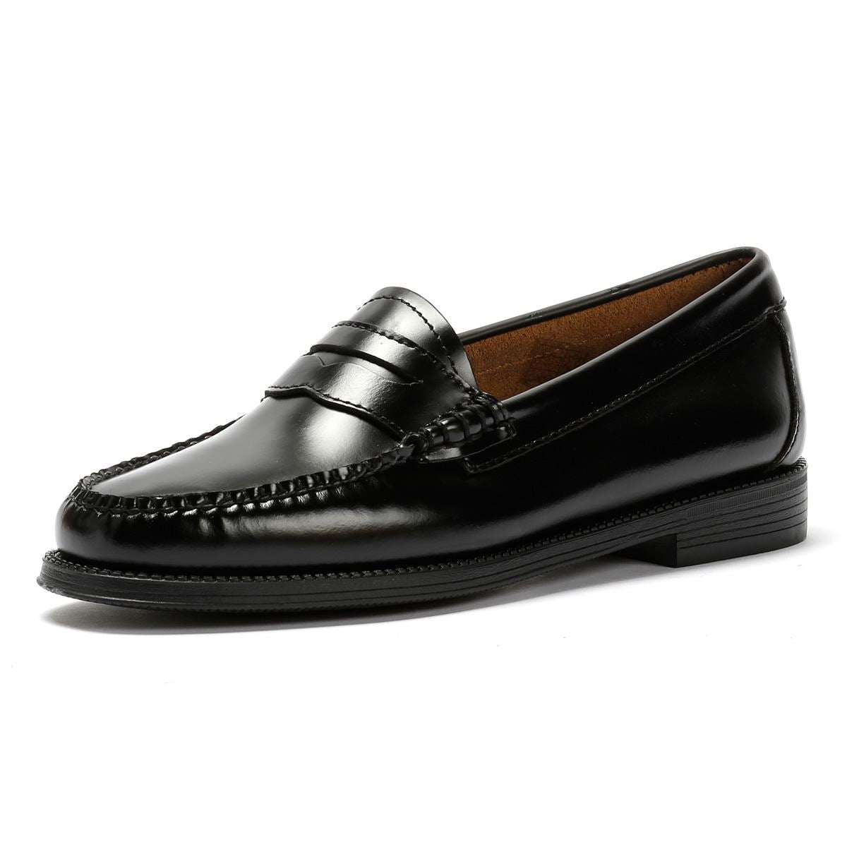G. H. Bass Weejun II Mocassins En Cuir Pour Femmes Noirs