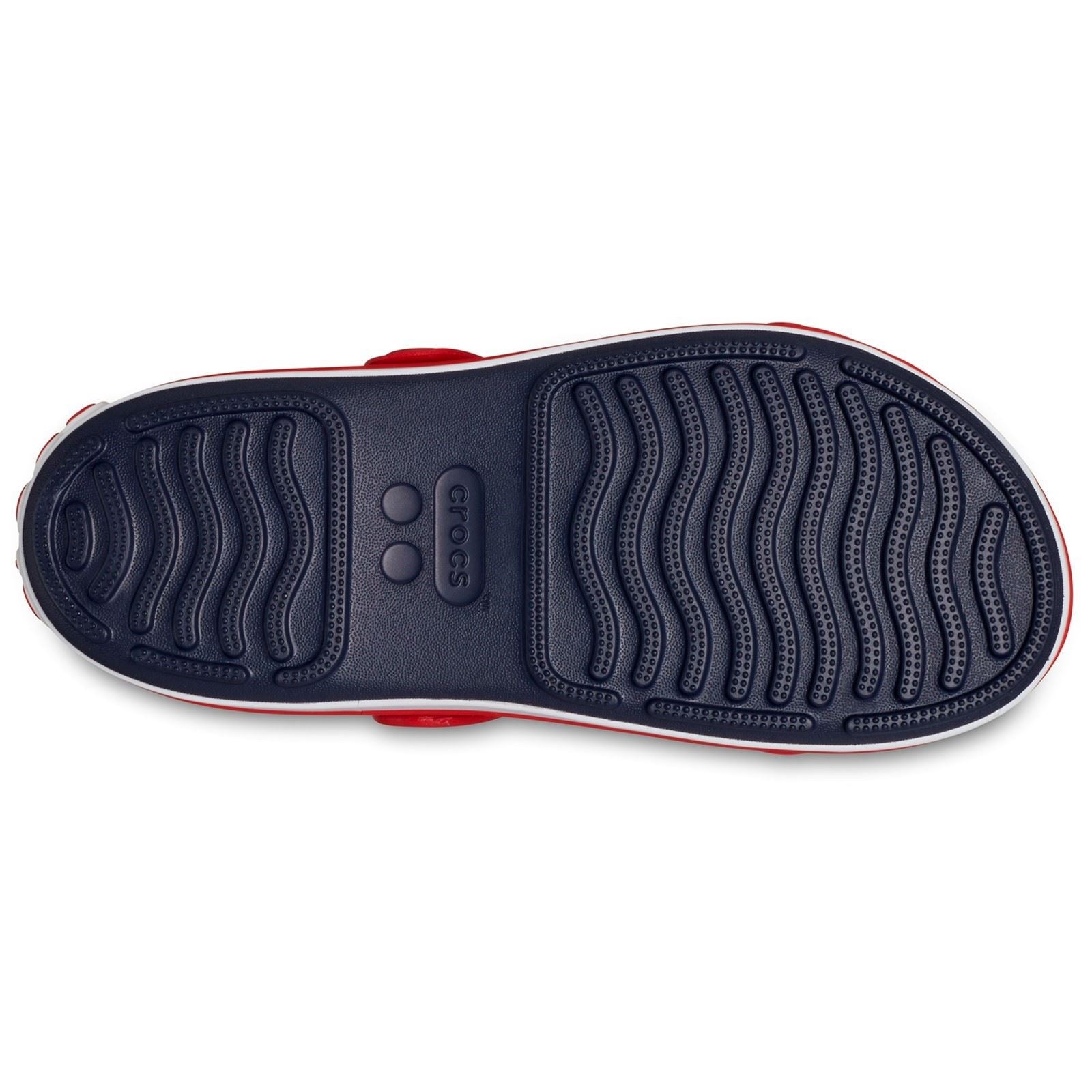 Crocs Crocband Play Sandales En Thermoplastique Bleu Marine/rouge Varsity