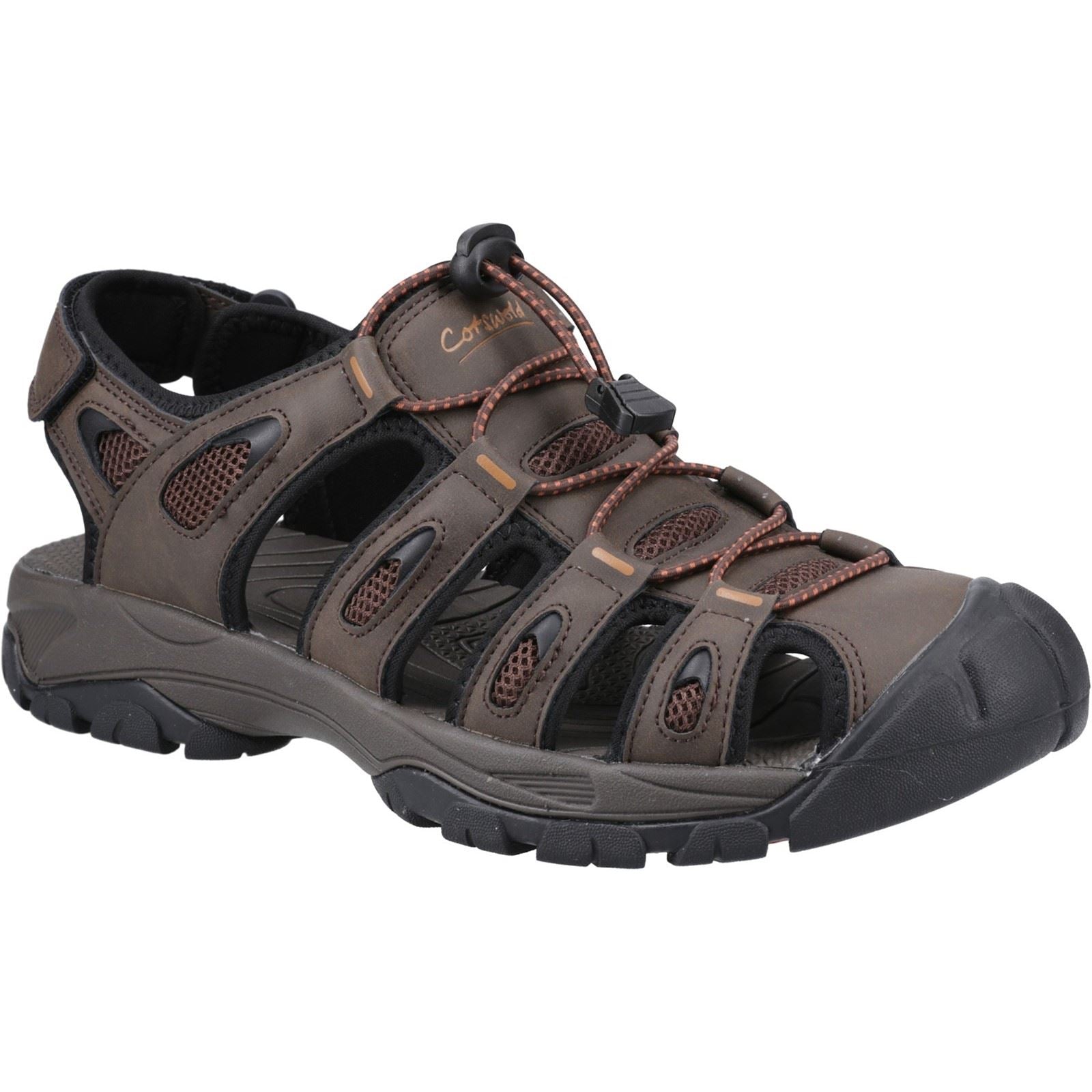 Cotswold Ampney Sandales Marron Pour Homme En Polyuréthane