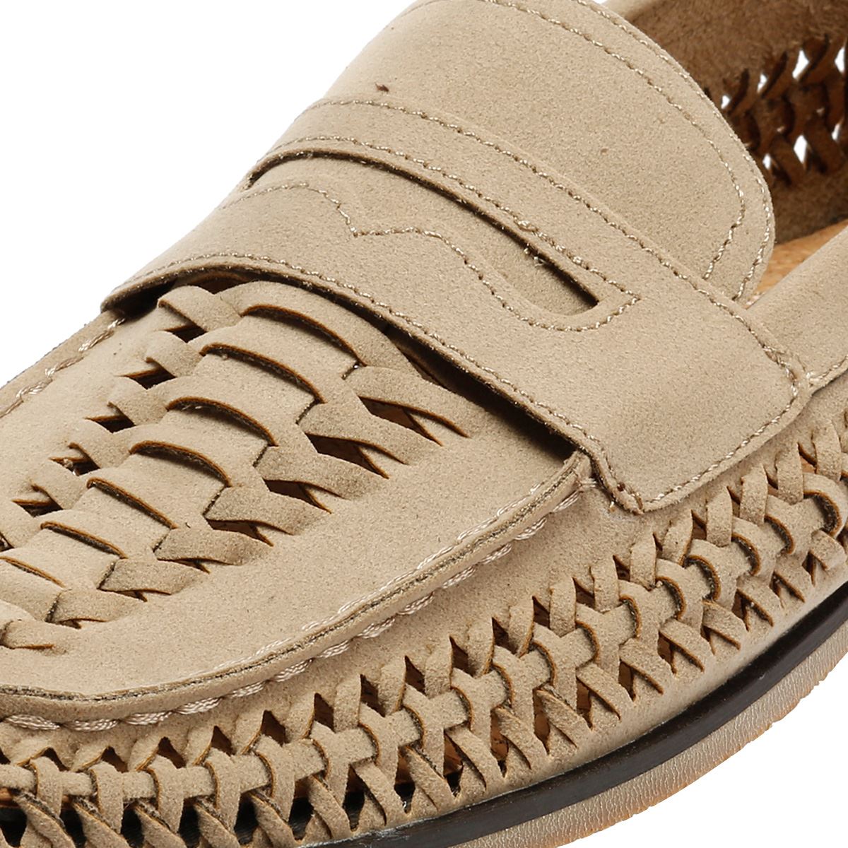 Ben Sherman Miami Mocassins Gris Pour Hommes