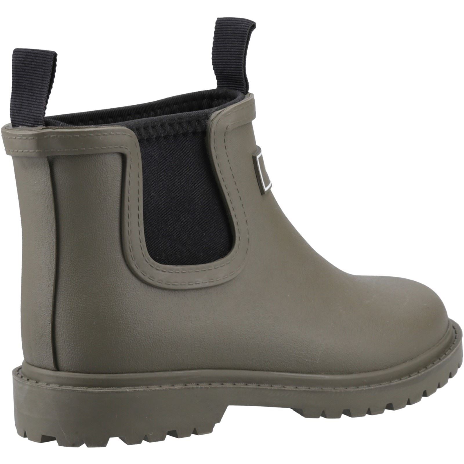 Cotswold Barton Tpr+caoutchouc Bottes Wellington Kaki Unisexes Pour Enfants