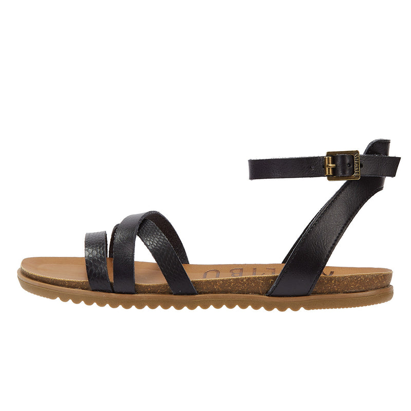Blowfish Malibu Maylie Womens Black Dyecut Sandals
