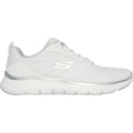 Skechers Flex Appeal 5.0 Uptake Chaussures De Sport Blanc/Argent Pour Femme