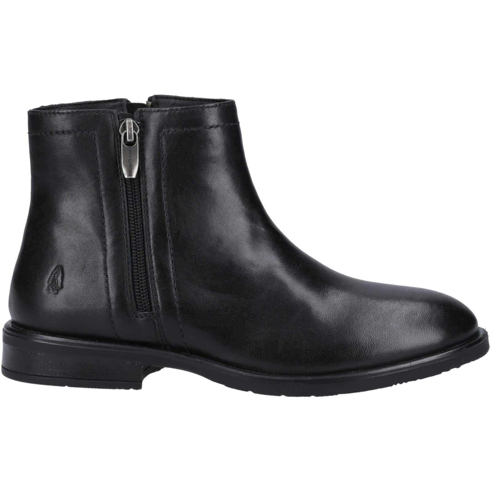 Hush Puppies Valerie Bottes En Cuir Noires Pour Femmes