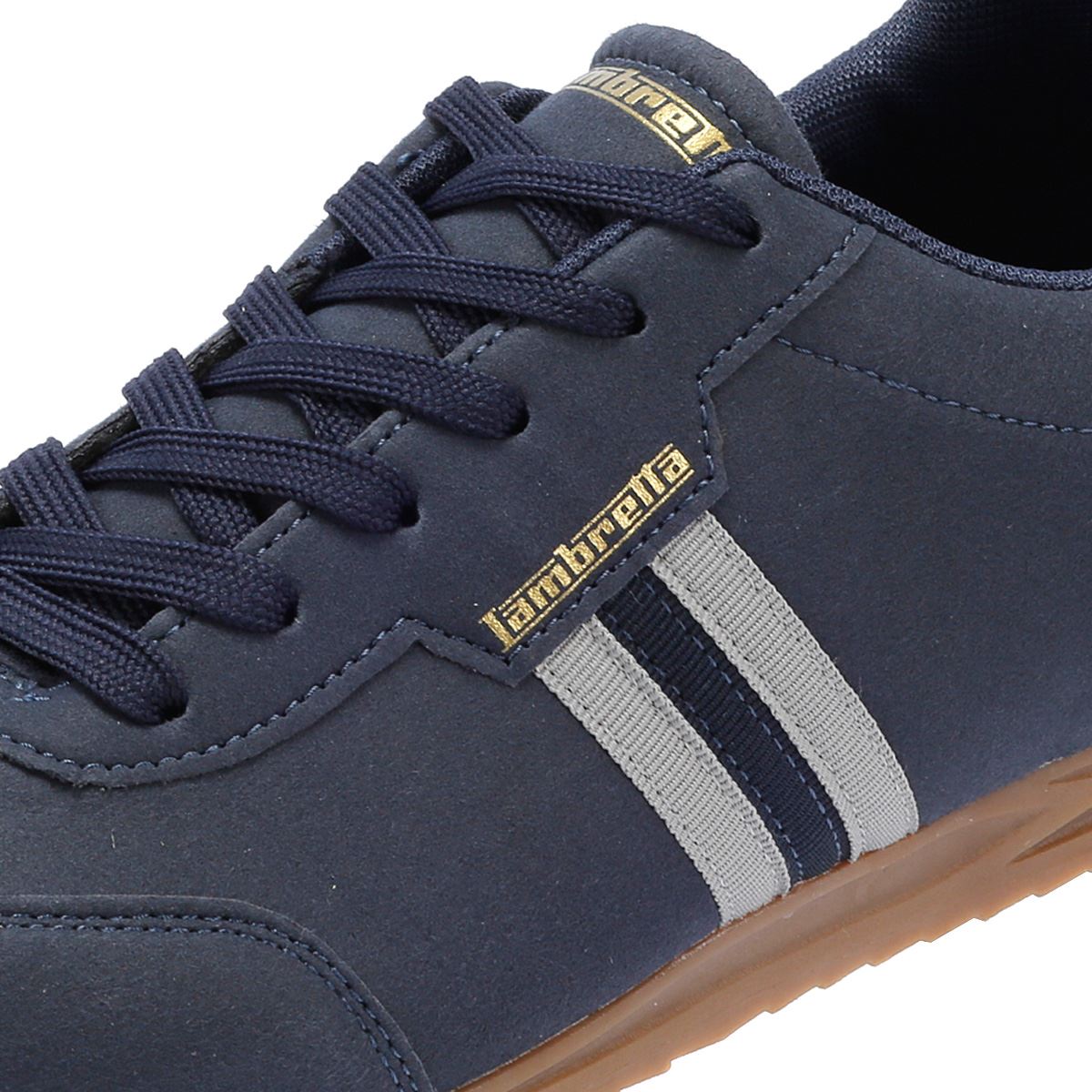 Lambretta Tackle Sneakers Homme Bleu Marine