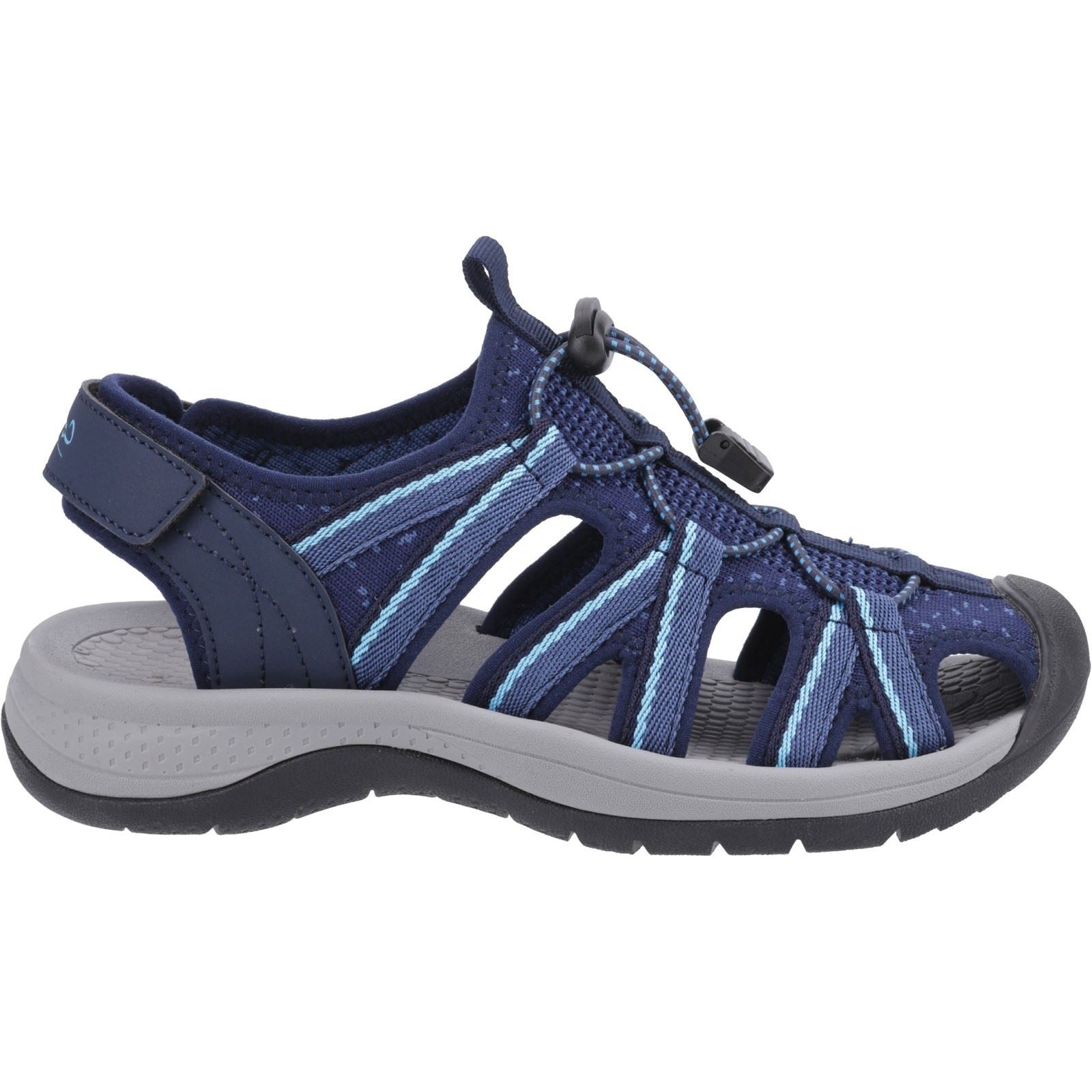 Cotswold Upton Sandales Pour Femmes En Marine/Turquoise