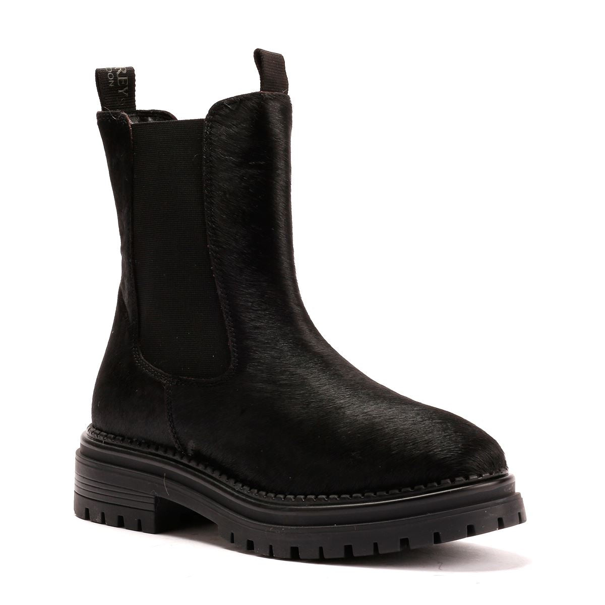 Osprey London The Hampton Chelsea Bottes Noires En Cuir Pour Femmes