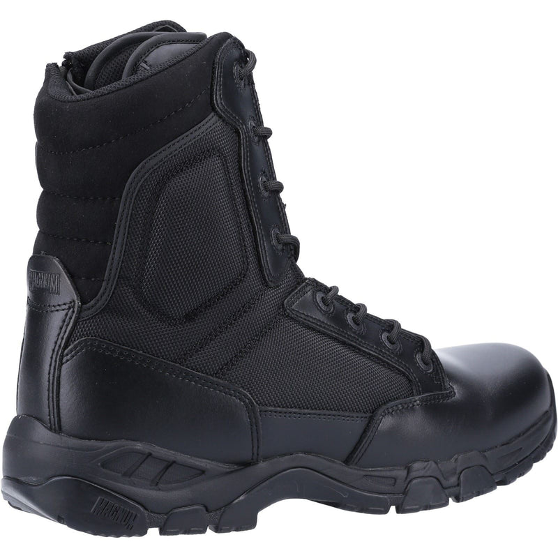 Magnum Bottes De Sécurité En Cuir Noir Viper Pro 8.0 Plus À Fermeture Éclair Latérale