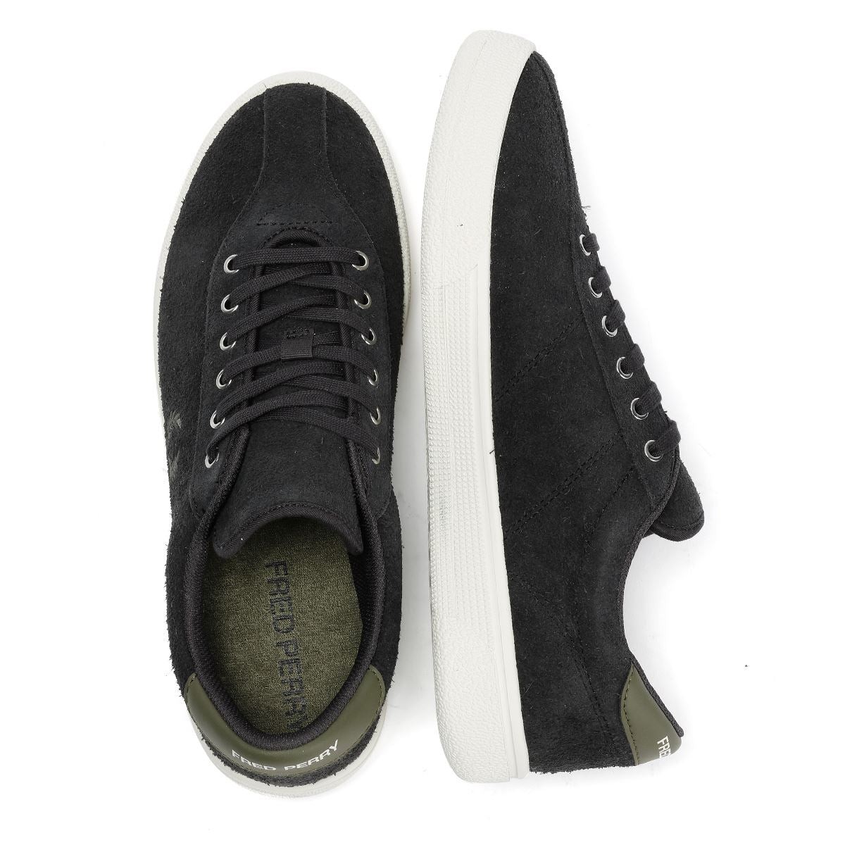 Fred Perry Tennis Shoe Baskets Grises Pour Hommes En Suede