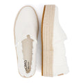 TOMS Valencia Espadrilles Blanches Pour Femme En Toile
