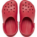 Crocs Toddler Classic Croslite En Caoutchouc Varsity Rouges Mocassins