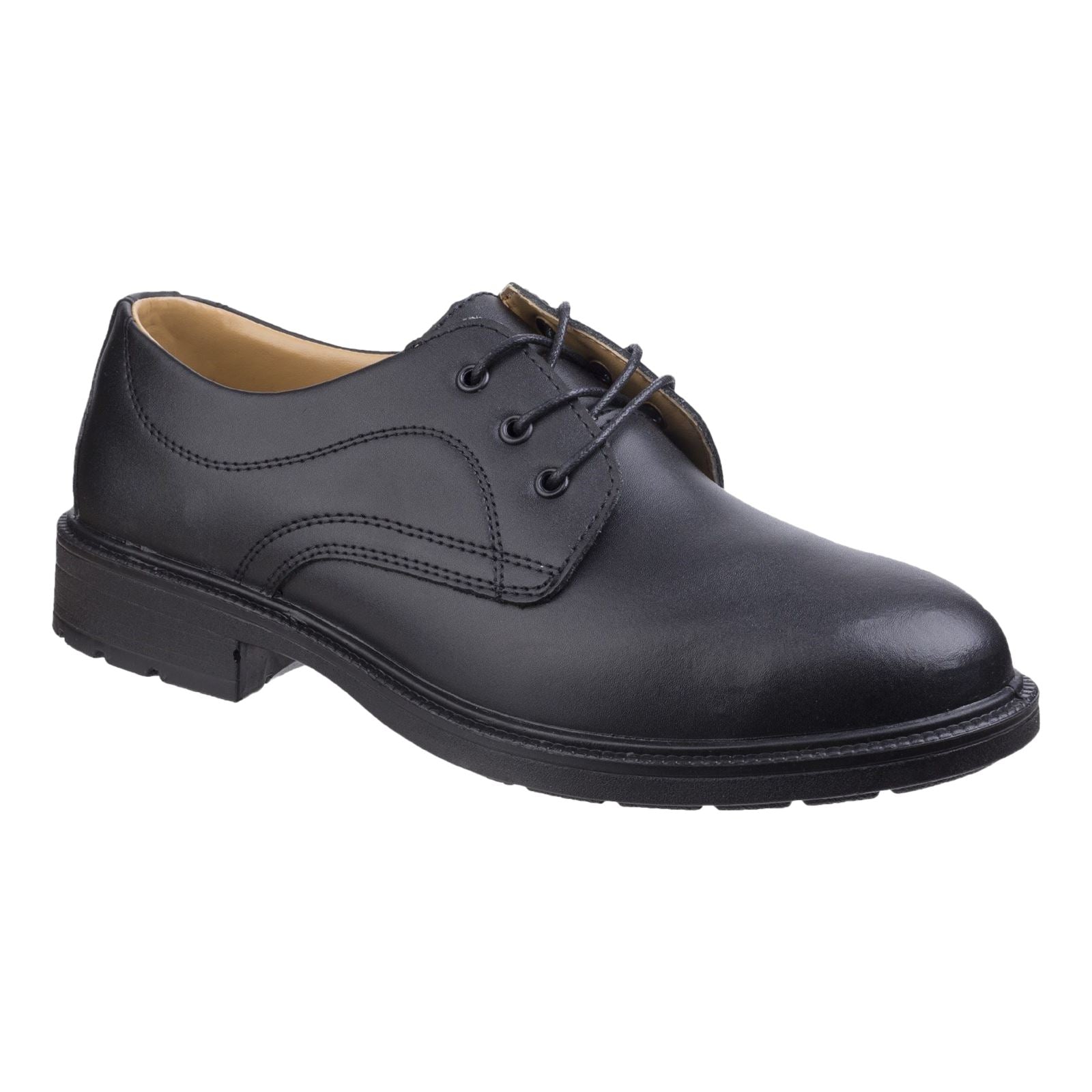 Amblers Safety Chaussures De Sécurité Noires En Cuir Fs45
